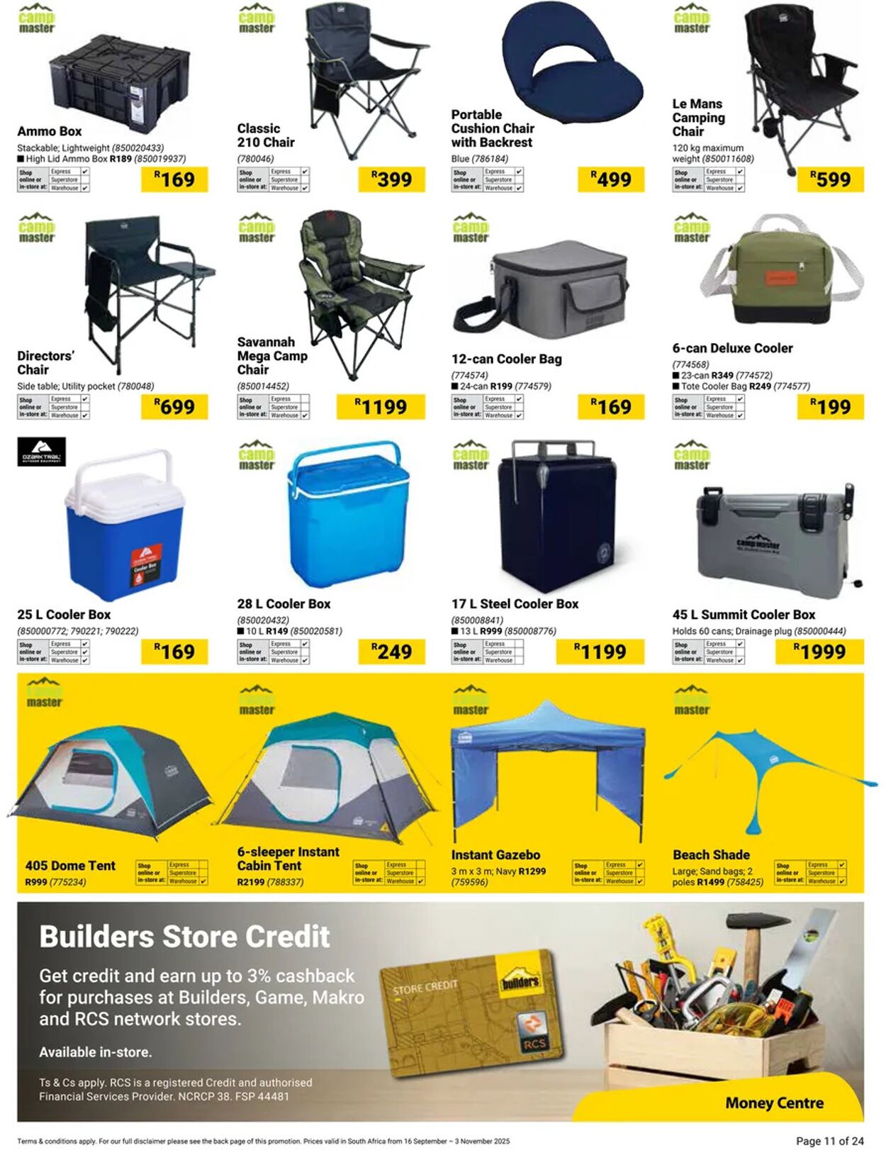 Special Builders Warehouse 16.09.2025 - 03.10.2025