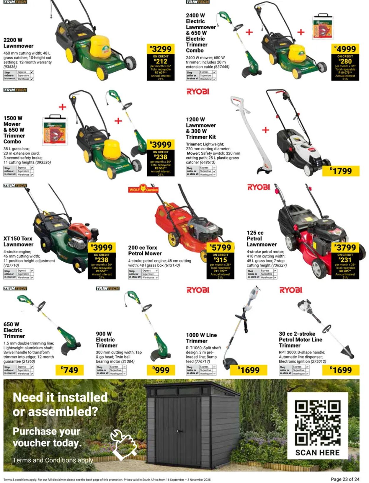 Special Builders Warehouse 16.09.2025 - 03.10.2025