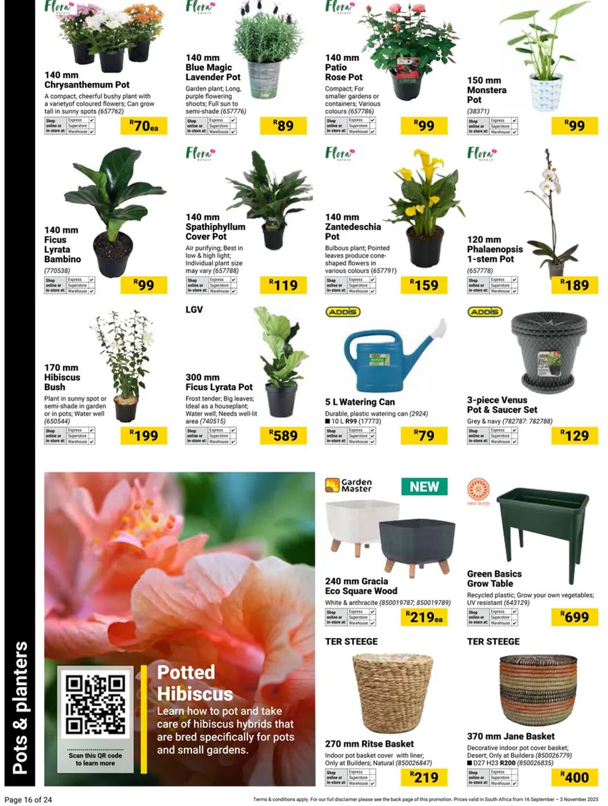 Special Builders Warehouse 16.09.2025 - 03.10.2025