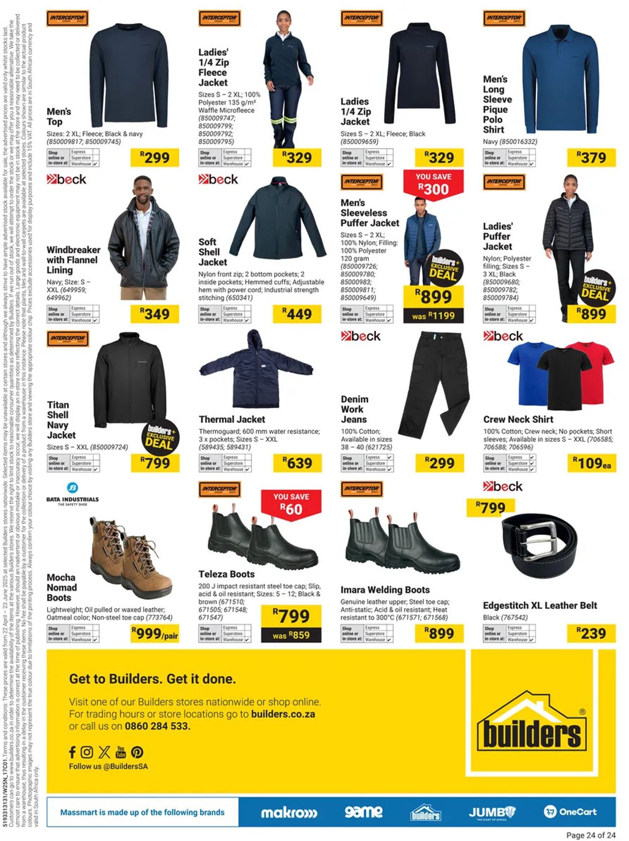 Special Builders Warehouse 22.04.2025 - 23.06.2025