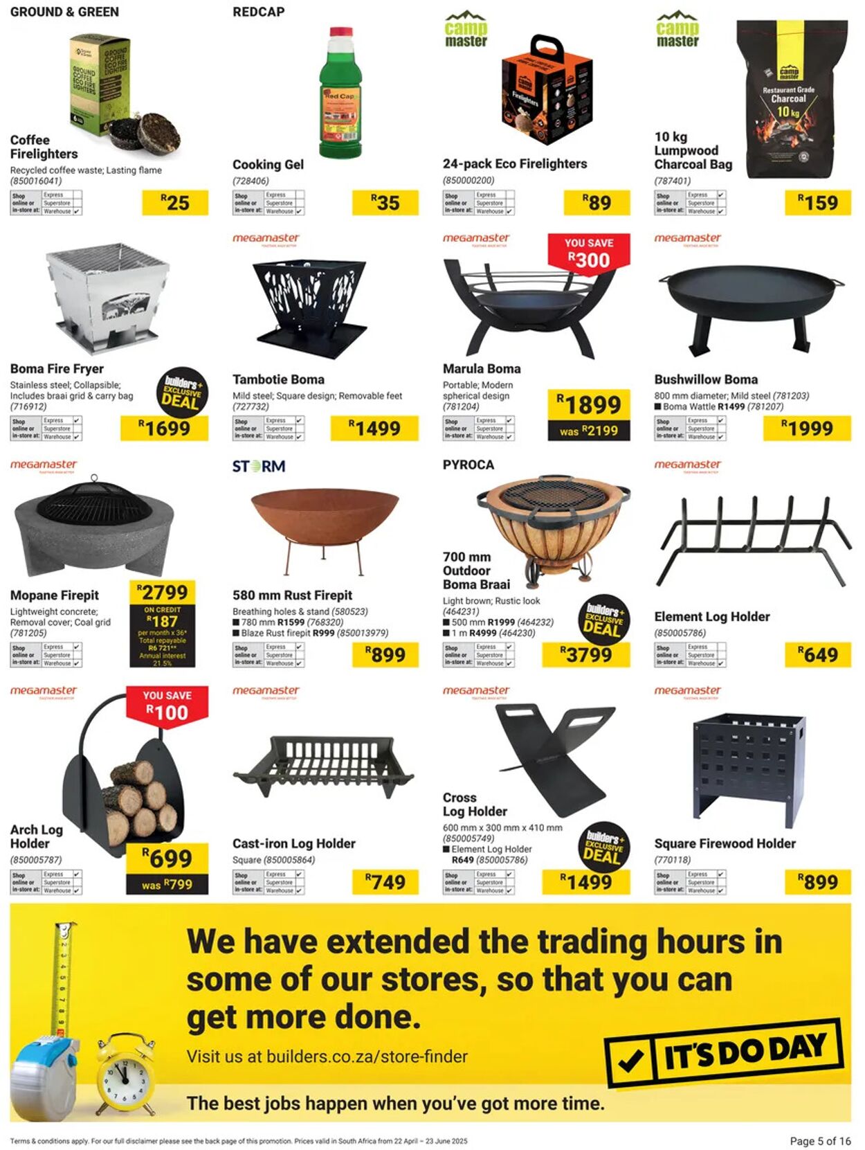Special Builders Warehouse 22.04.2025 - 23.06.2025