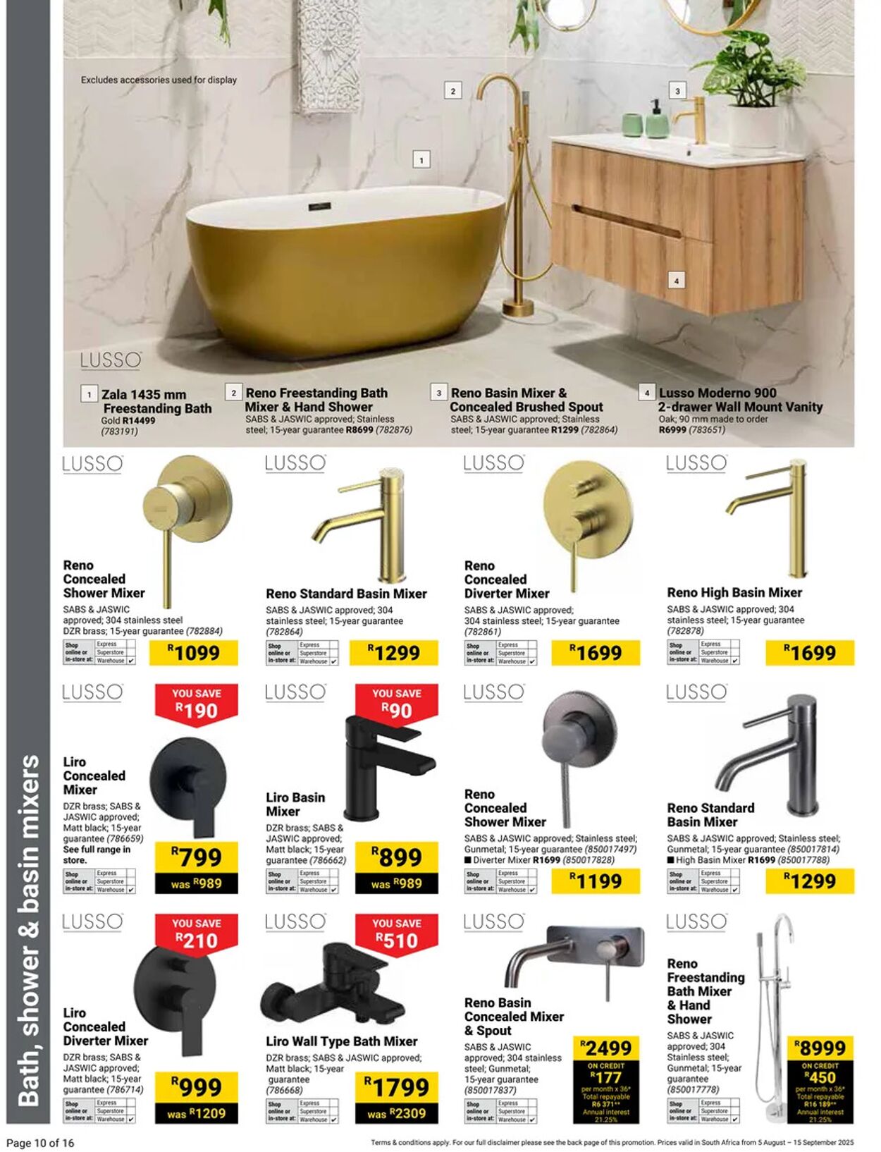 Special Builders Warehouse 05.08.2025 - 15.09.2025