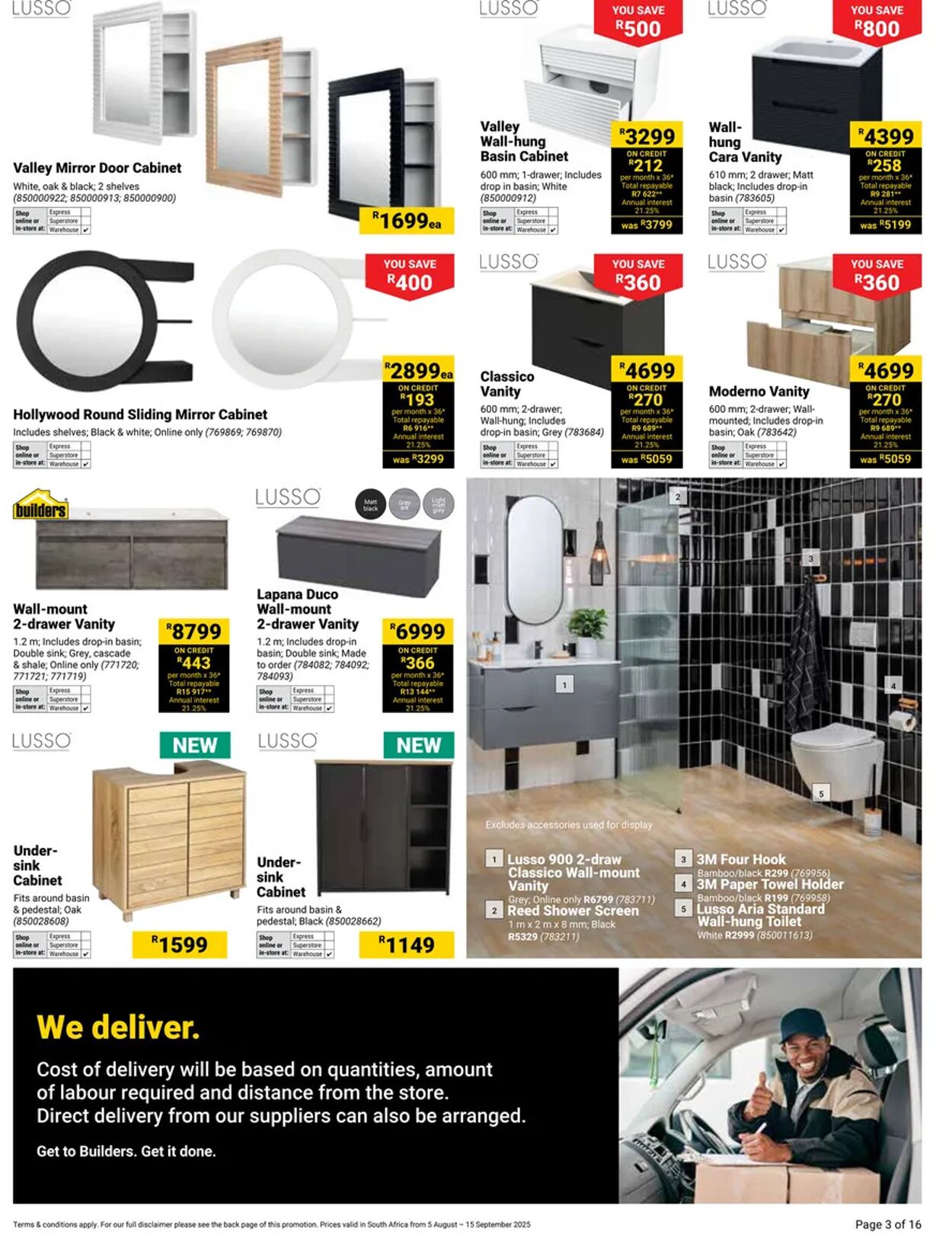 Special Builders Warehouse 05.08.2025 - 15.09.2025