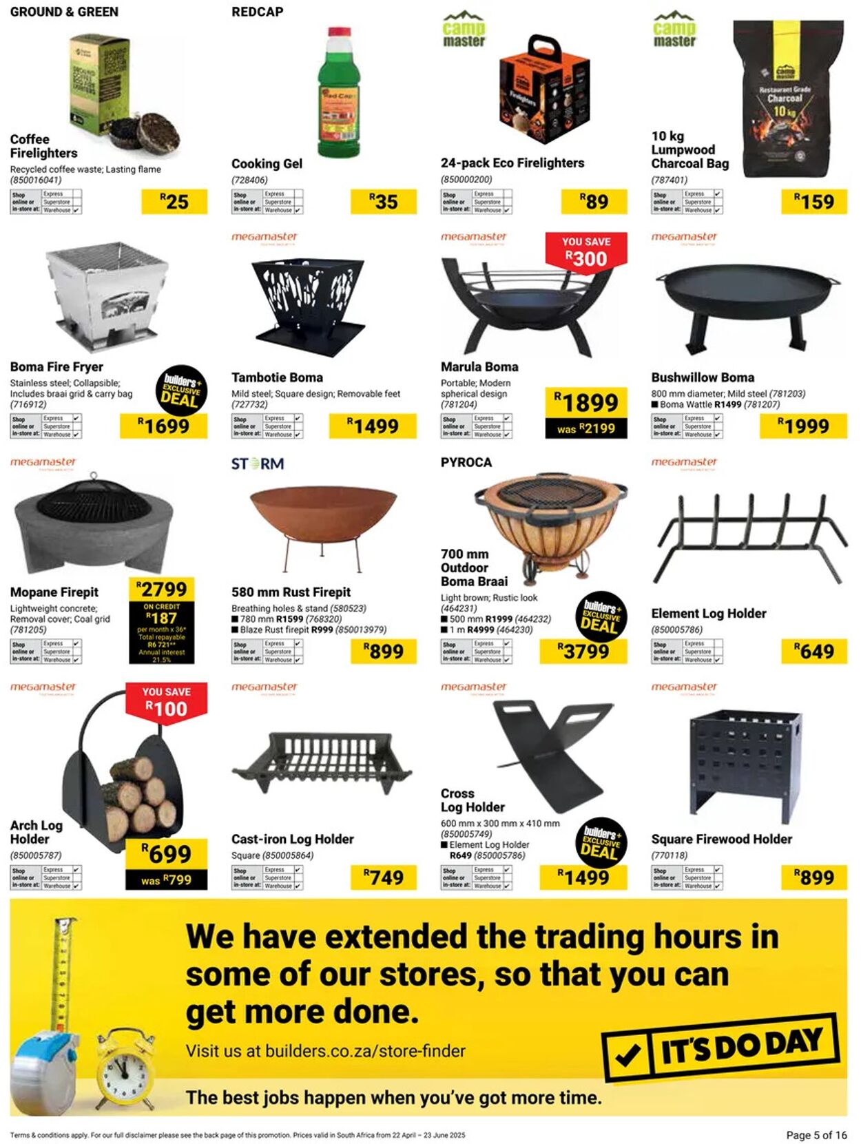 Special Builders Warehouse 22.04.2025 - 23.06.2025