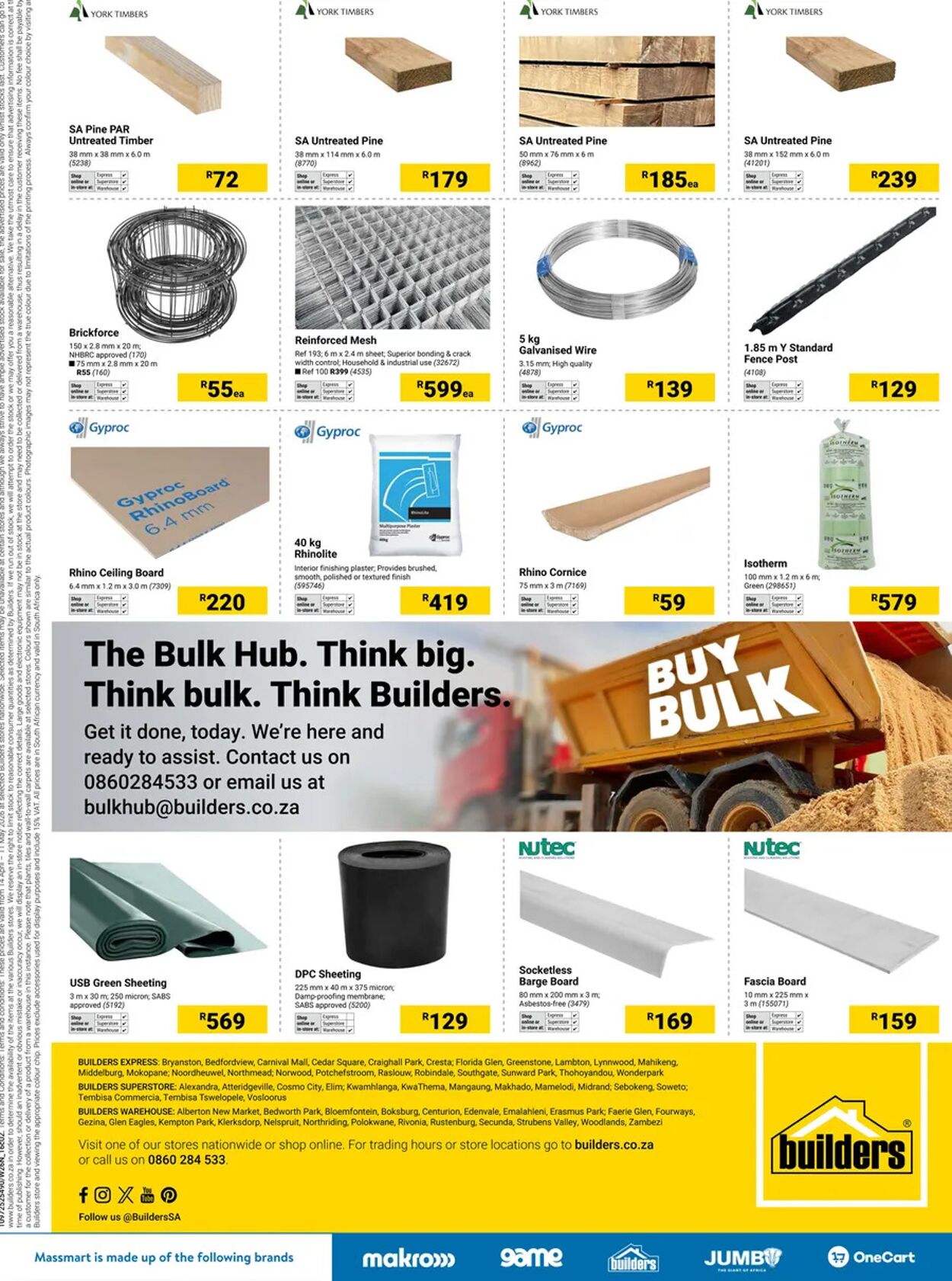Special Builders Warehouse 14.04.2026 - 22.04.2026
