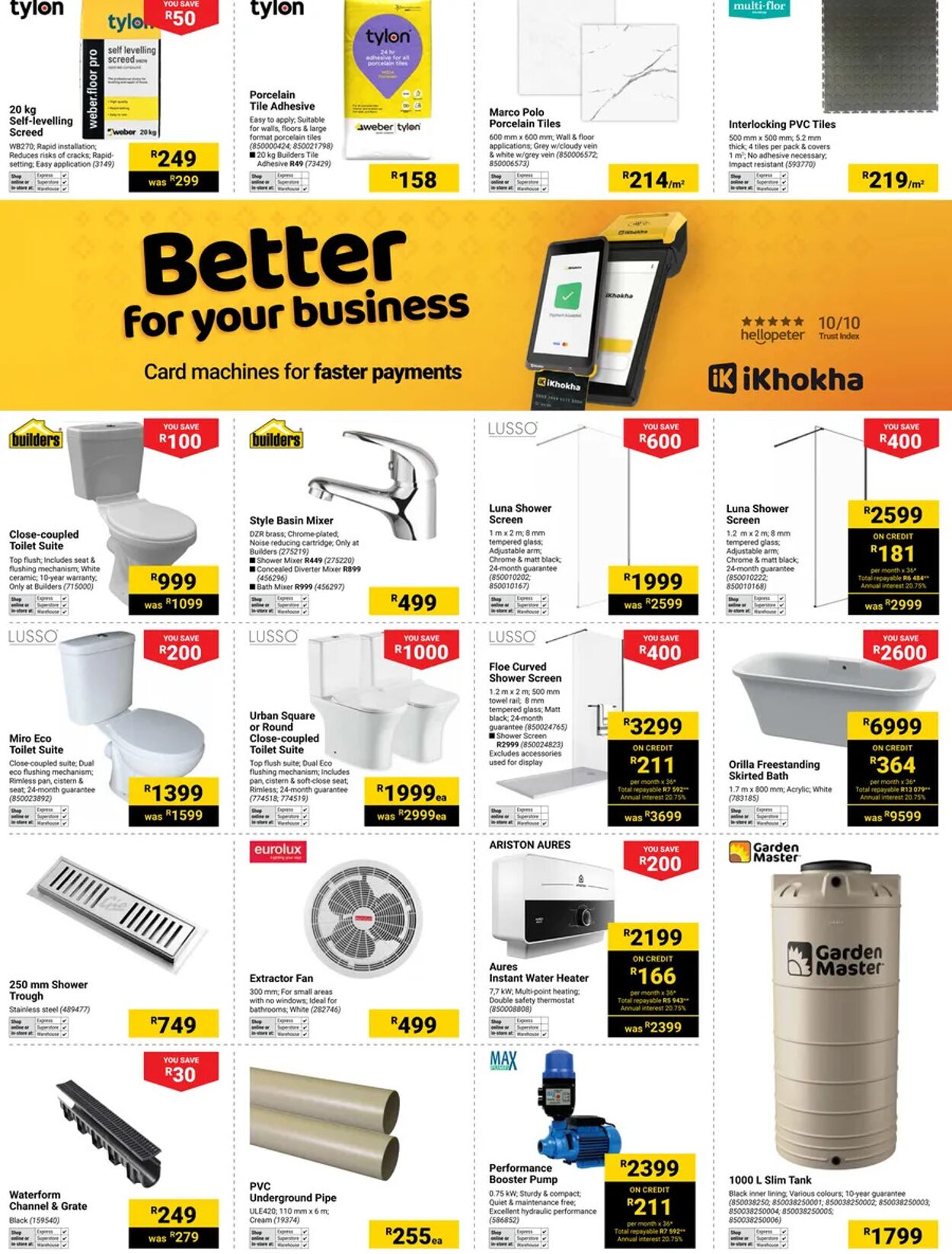 Special Builders Warehouse 14.04.2026 - 22.04.2026