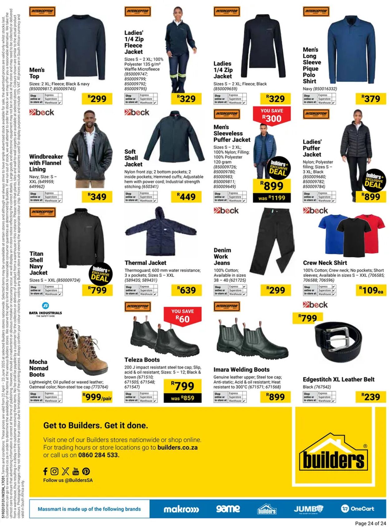 Special Builders Warehouse 22.04.2025 - 23.06.2025