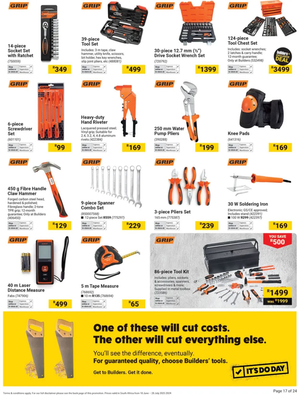 Special Builders Warehouse 10.06.2025 - 28.07.2025