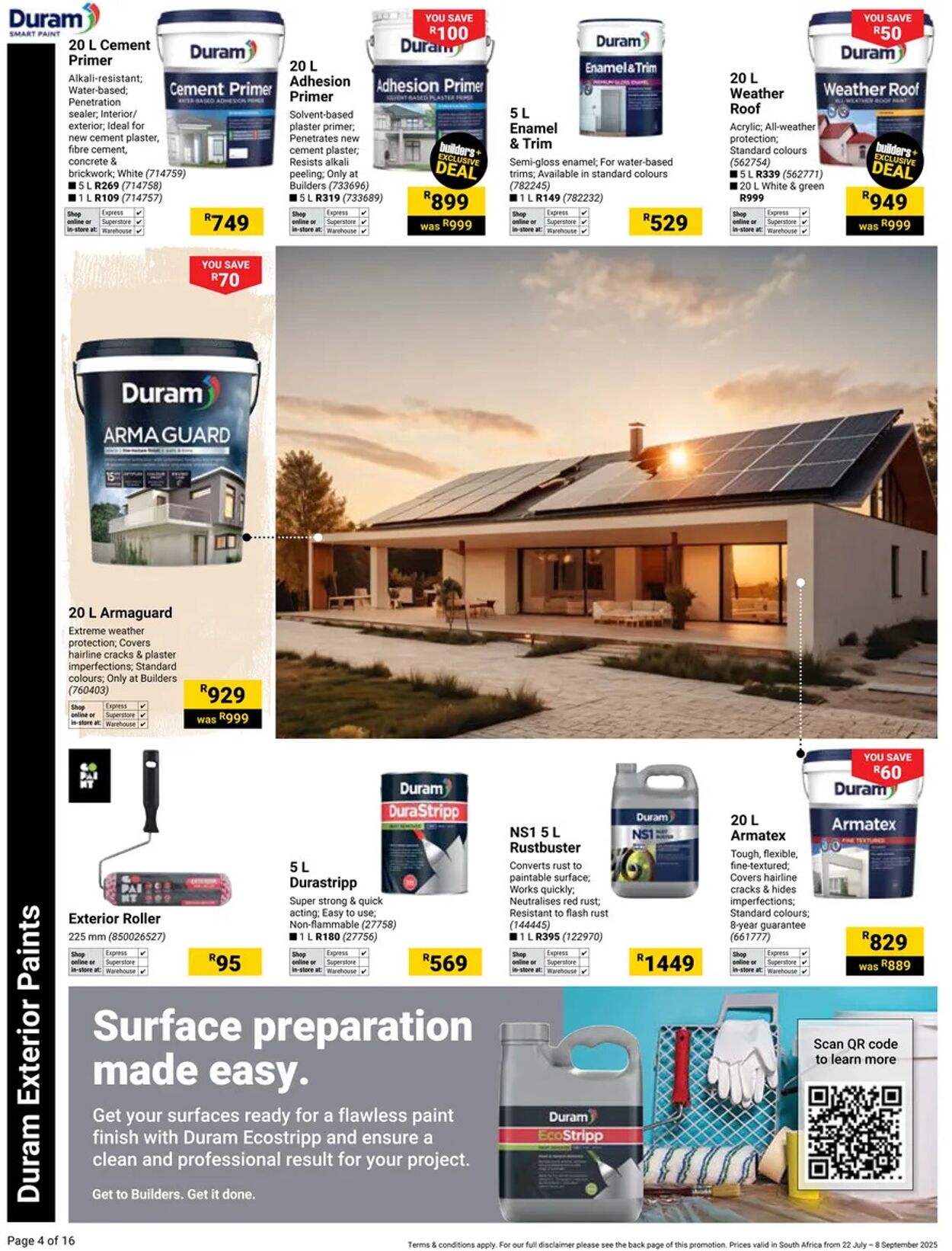 Special Builders Warehouse 22.07.2025 - 08.09.2025