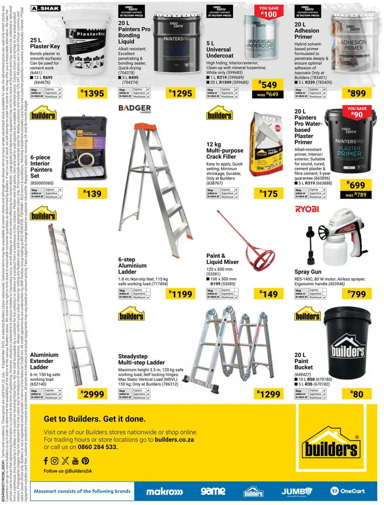 Special Builders Warehouse 22.07.2025 - 08.09.2025