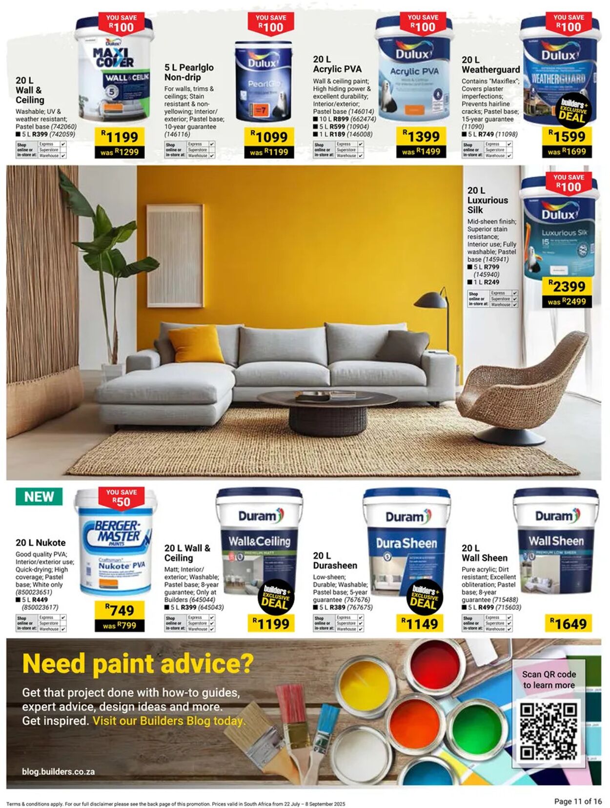 Special Builders Warehouse 22.07.2025 - 08.09.2025