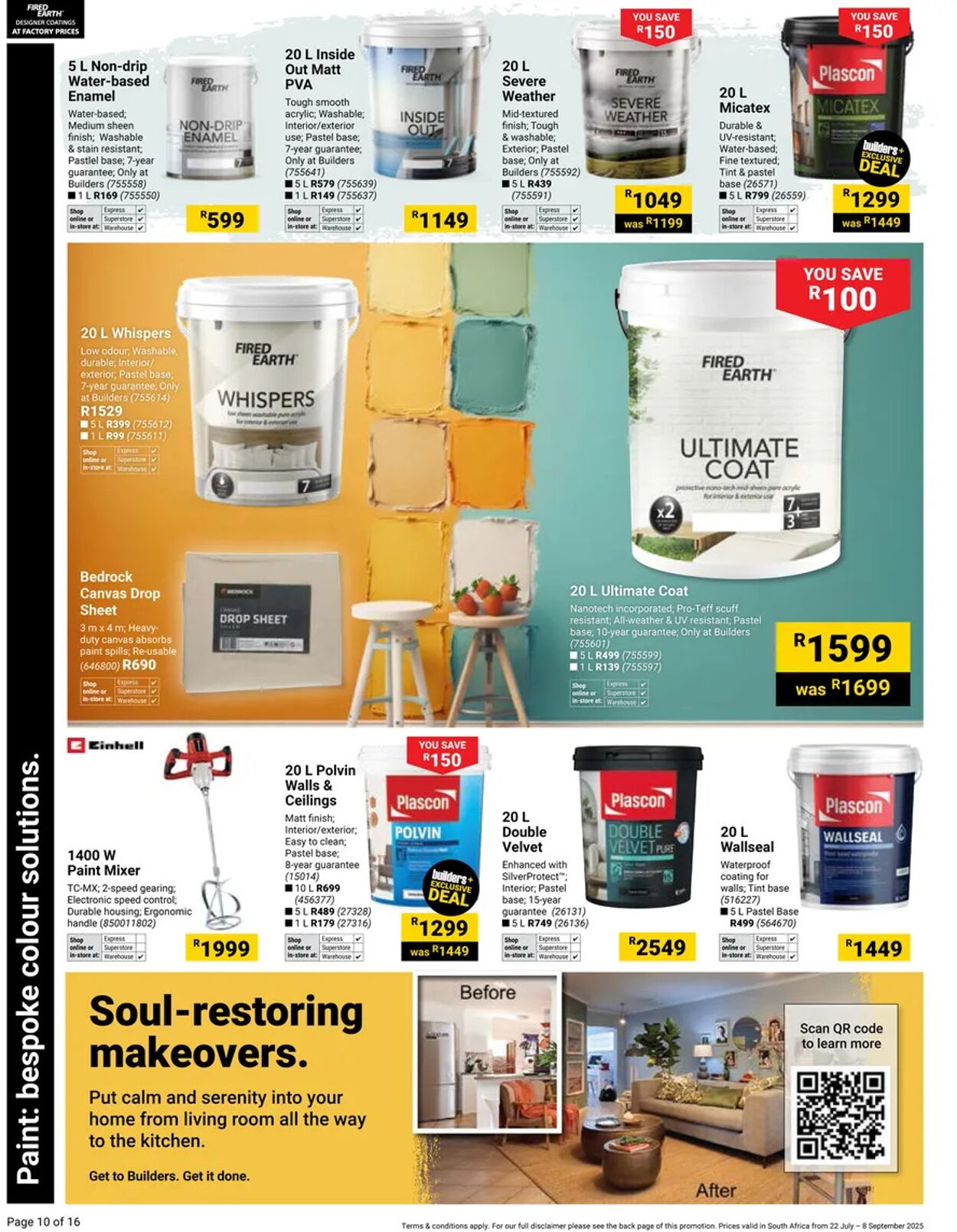 Special Builders Warehouse 22.07.2025 - 08.09.2025