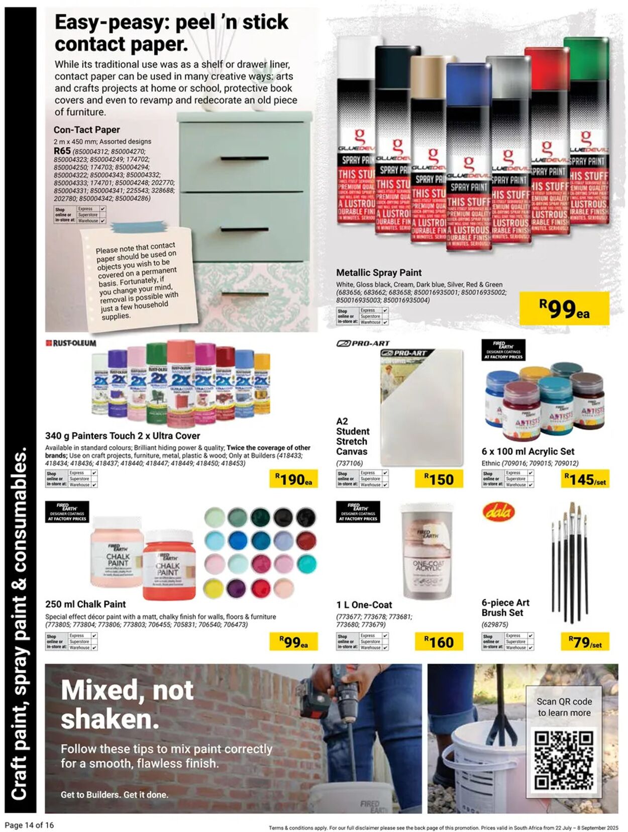 Special Builders Warehouse 22.07.2025 - 08.09.2025