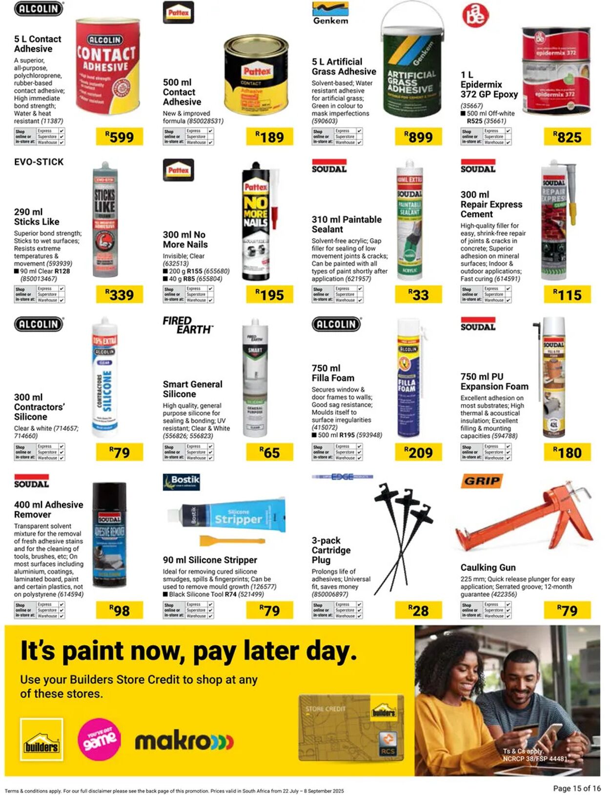 Special Builders Warehouse 22.07.2025 - 08.09.2025