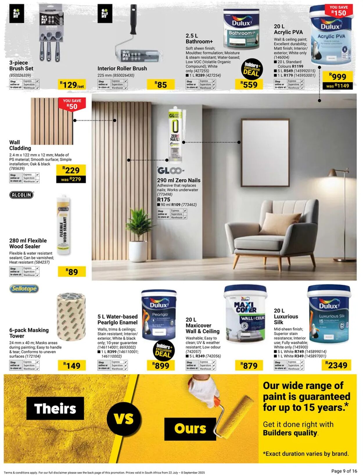 Special Builders Warehouse 22.07.2025 - 08.09.2025