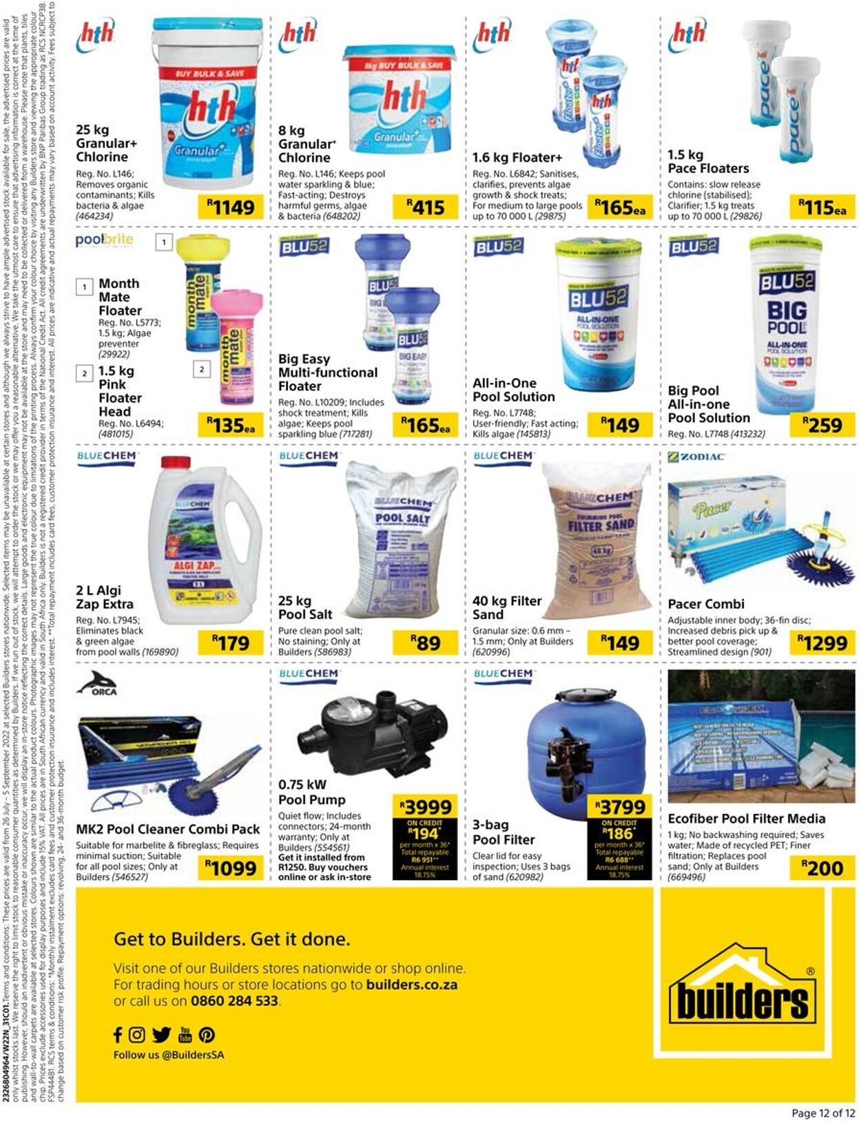 Special Builders Warehouse 26.07.2022 - 05.09.2022