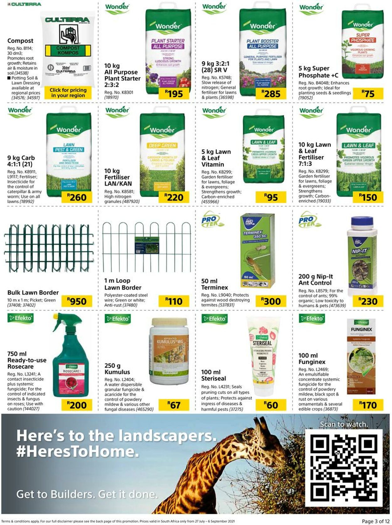 Special Builders Warehouse 27.07.2021 - 06.12.2021