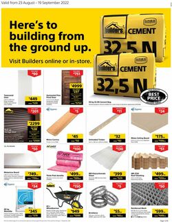 Special Builders Warehouse 23.08.2022-19.09.2022
