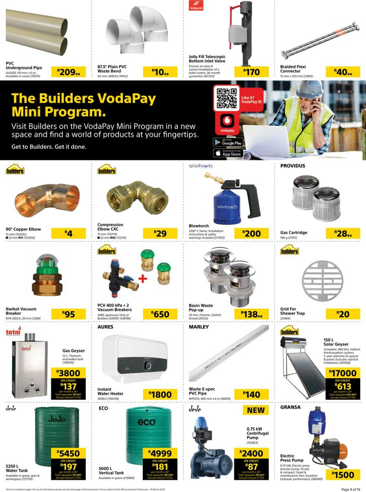 Special Builders Warehouse 18.01.2022 - 14.03.2022