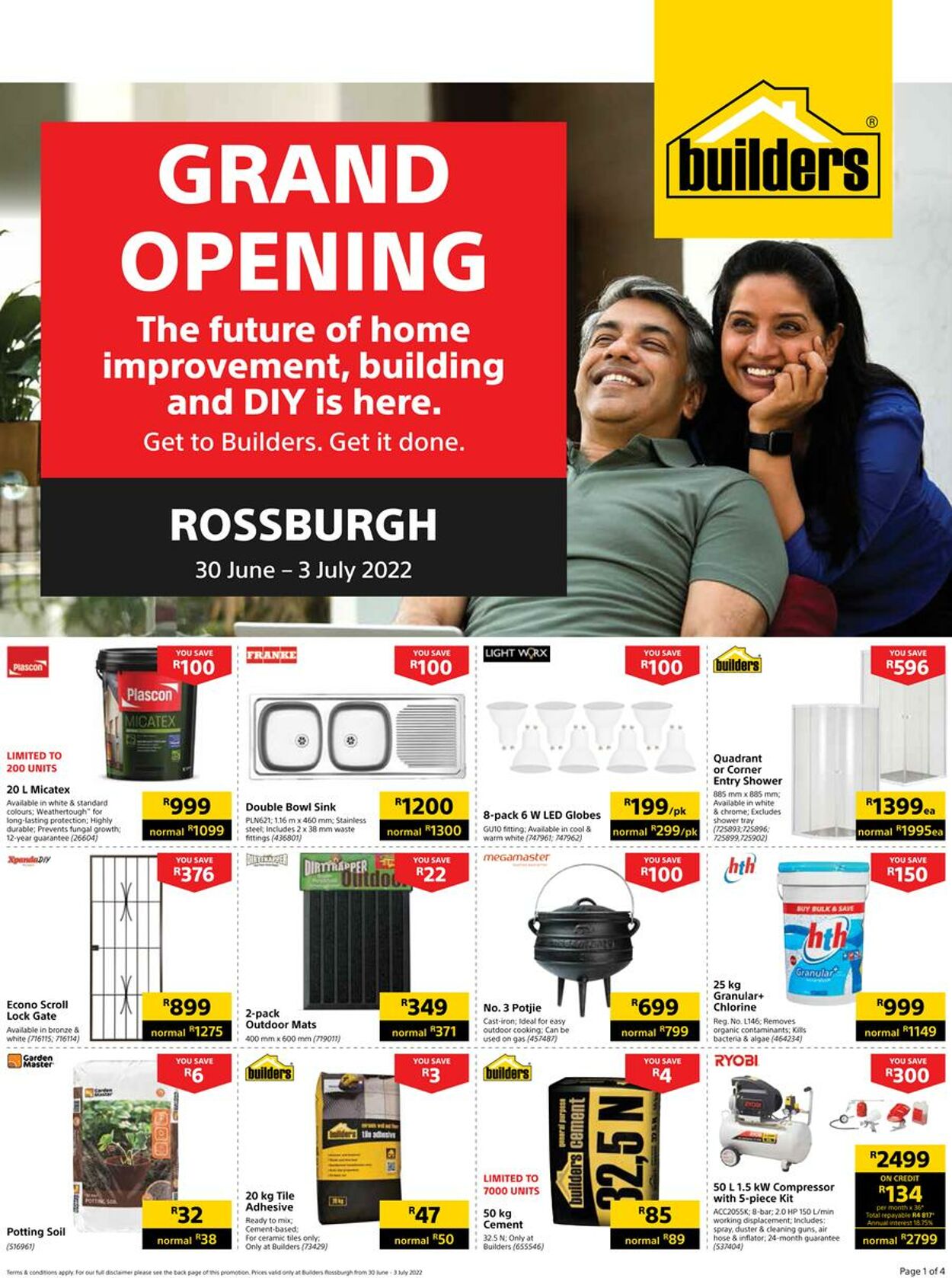 Special Builders Warehouse 30.06.2022 - 03.07.2022