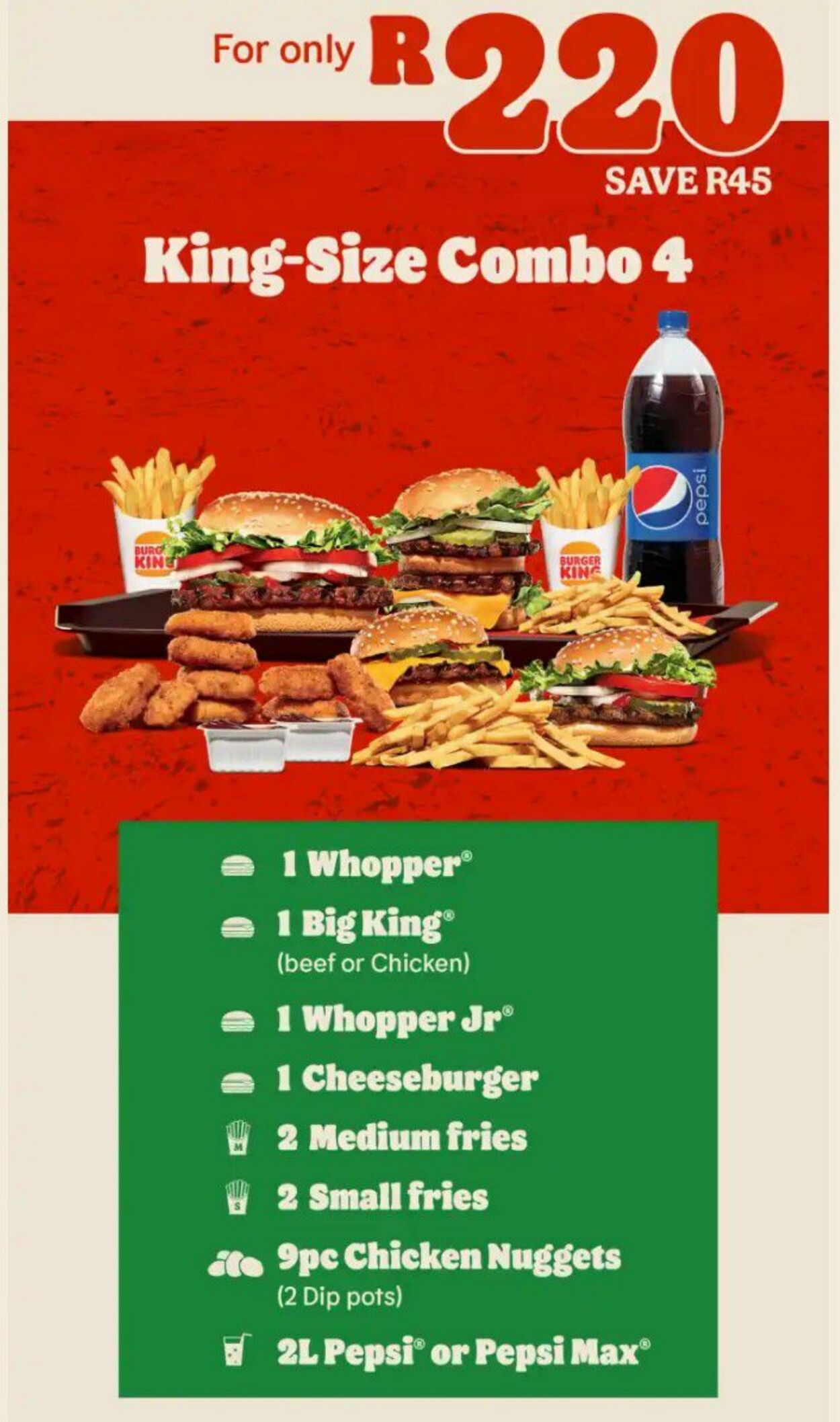 Special Burger King 20.02.2023 - 06.03.2023