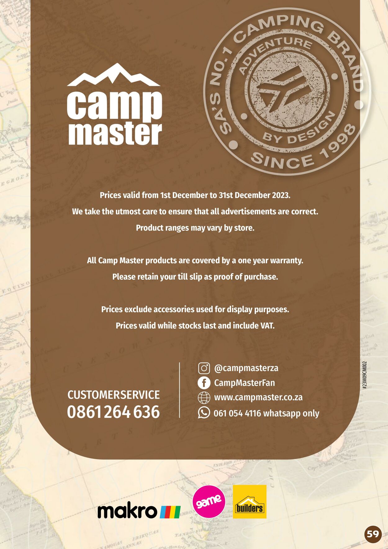 Special Camp Master 01.12.2023 - 31.12.2023