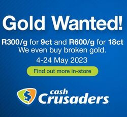 Special Cash Crusaders 18.09.2023 - 08.10.2023