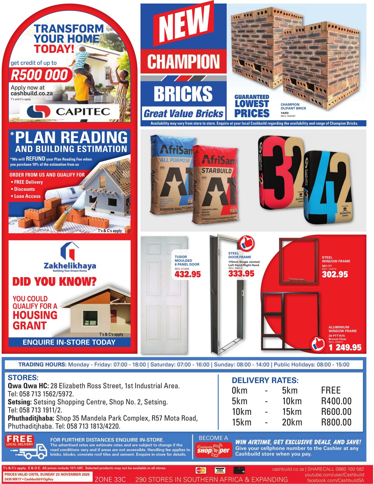 Special Cashbuild 22.10.2025 - 22.11.2025