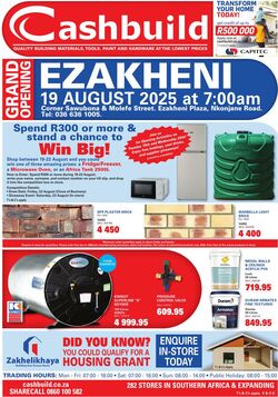 Special Cashbuild 20.08.2025 - 20.09.2025