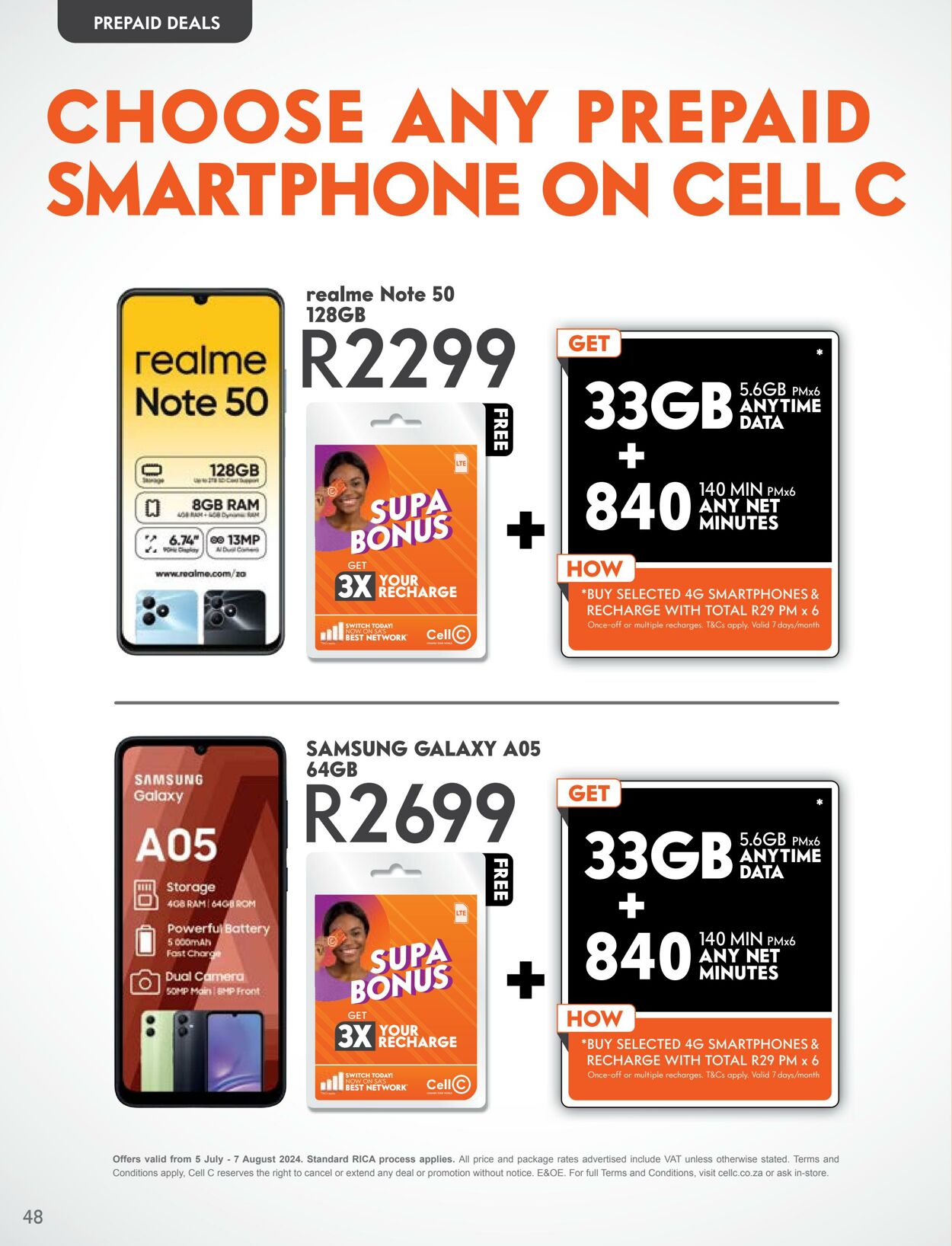 Special Cell-C 05.07.2024 - 07.08.2024