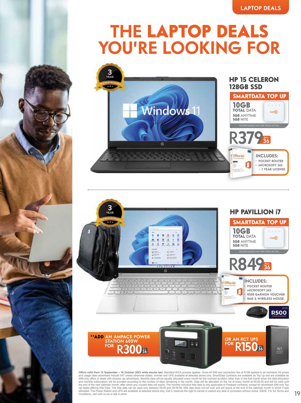 cell c laptop specials