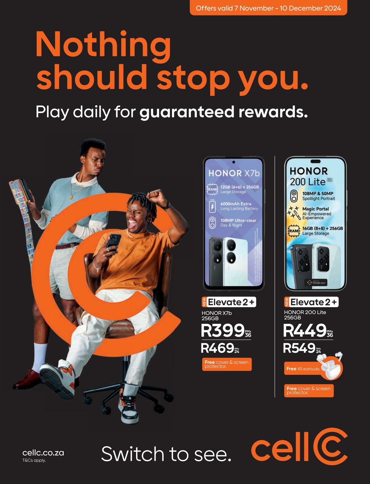 Cell-C Promotional specials