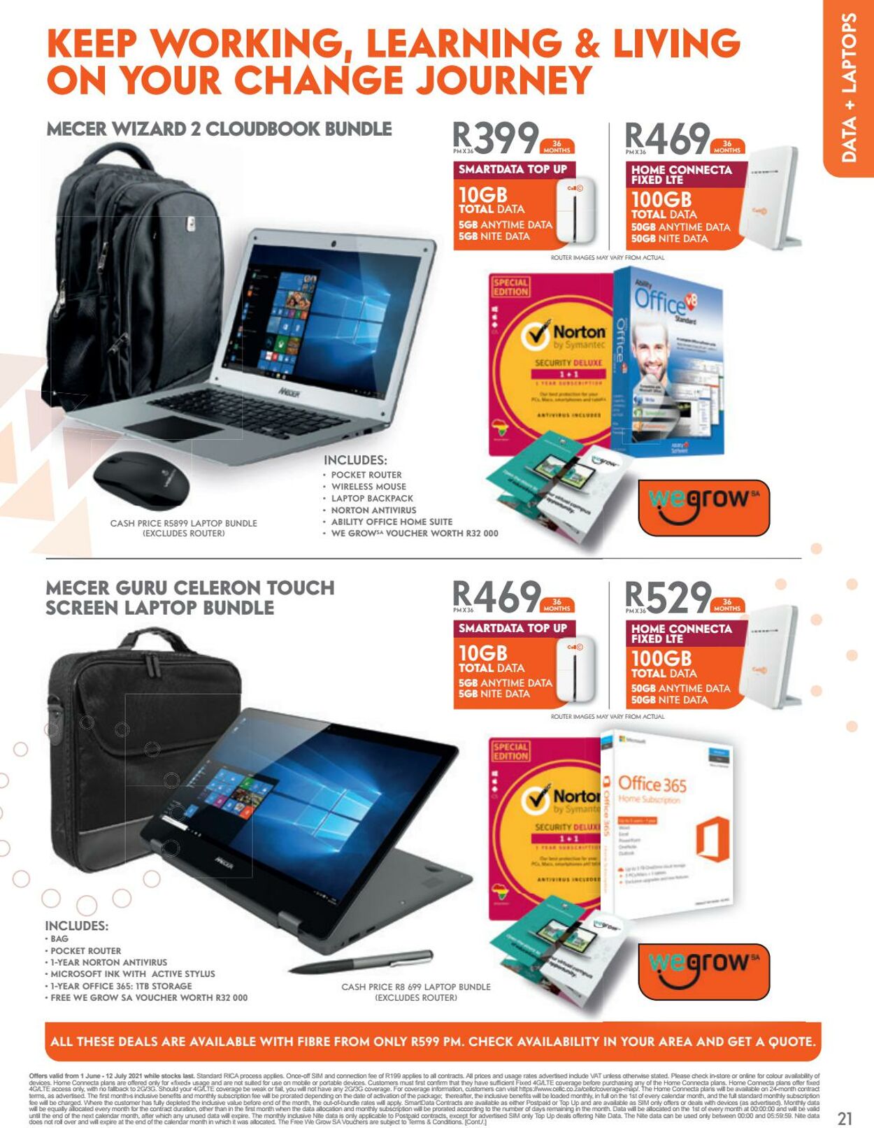 cell c laptop specials