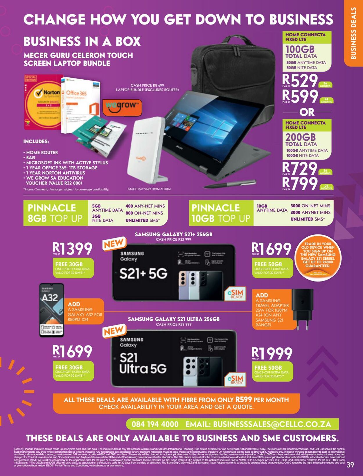 cell c a32 deals