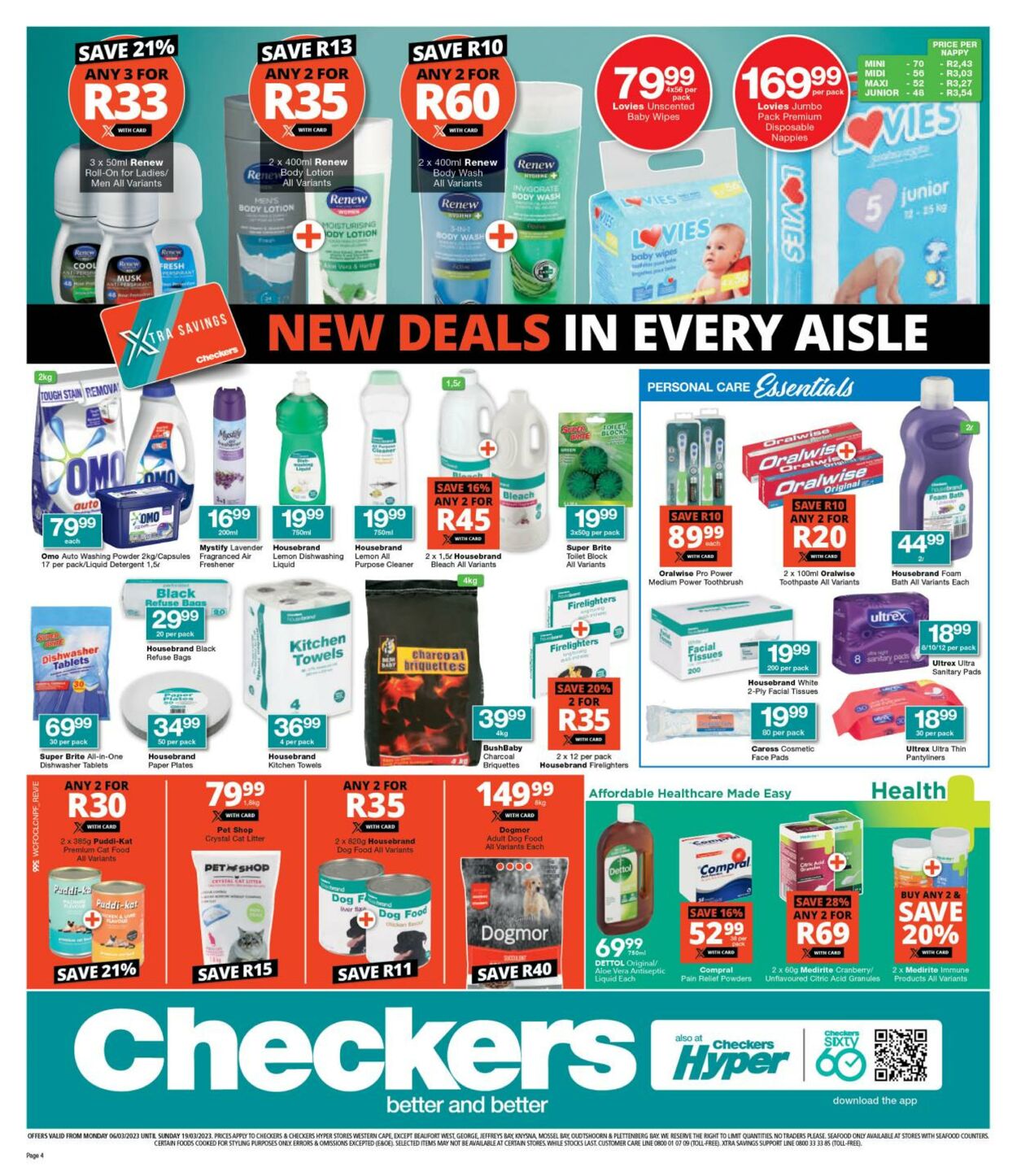 Checkers Promotional Leaflet - Valid from 06.03 to 19.03 - Page nb 4 ...