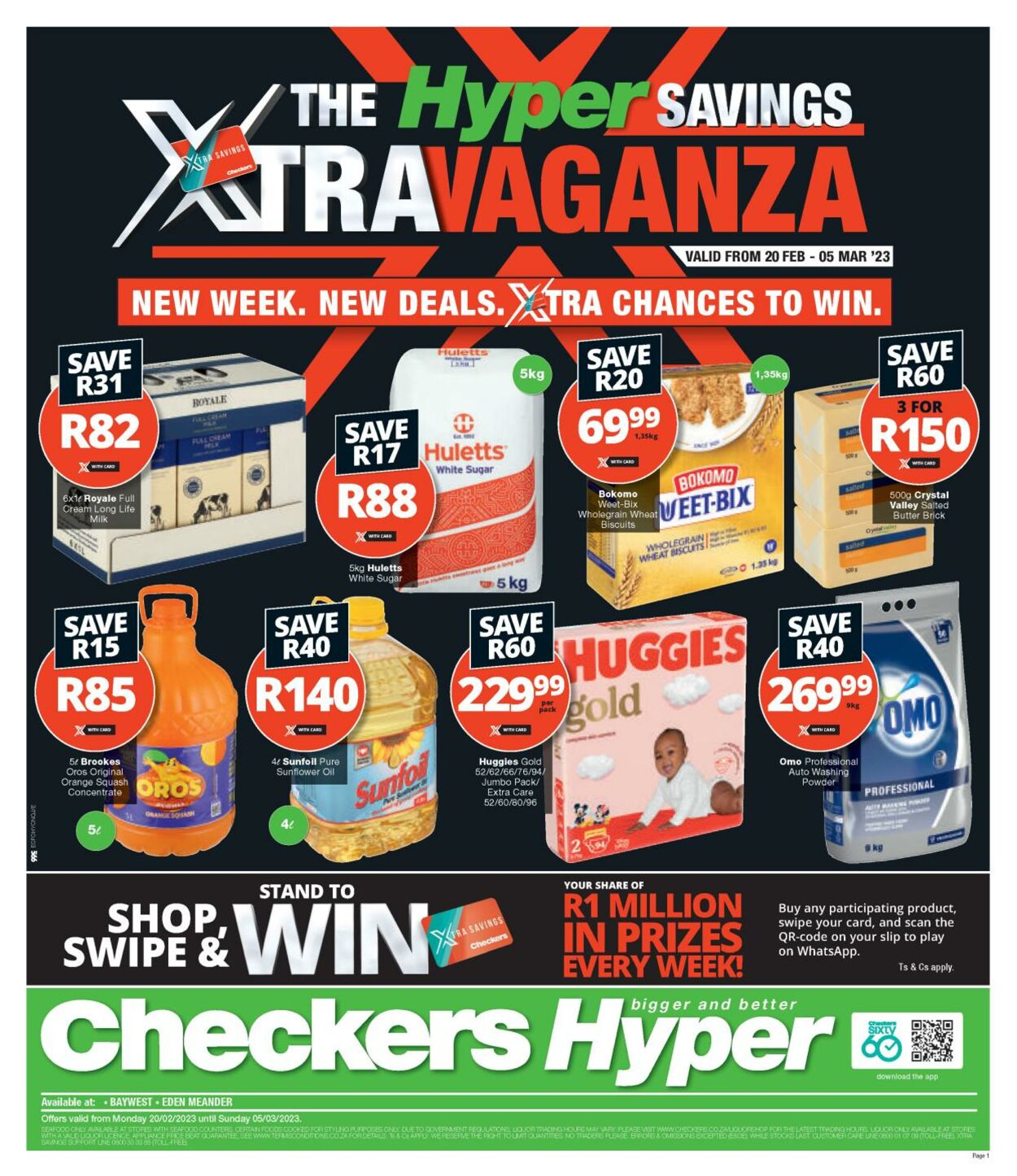 Checkers Promotional Leaflet - Valid From 20.02 To 05.03 - Page Nb 1 