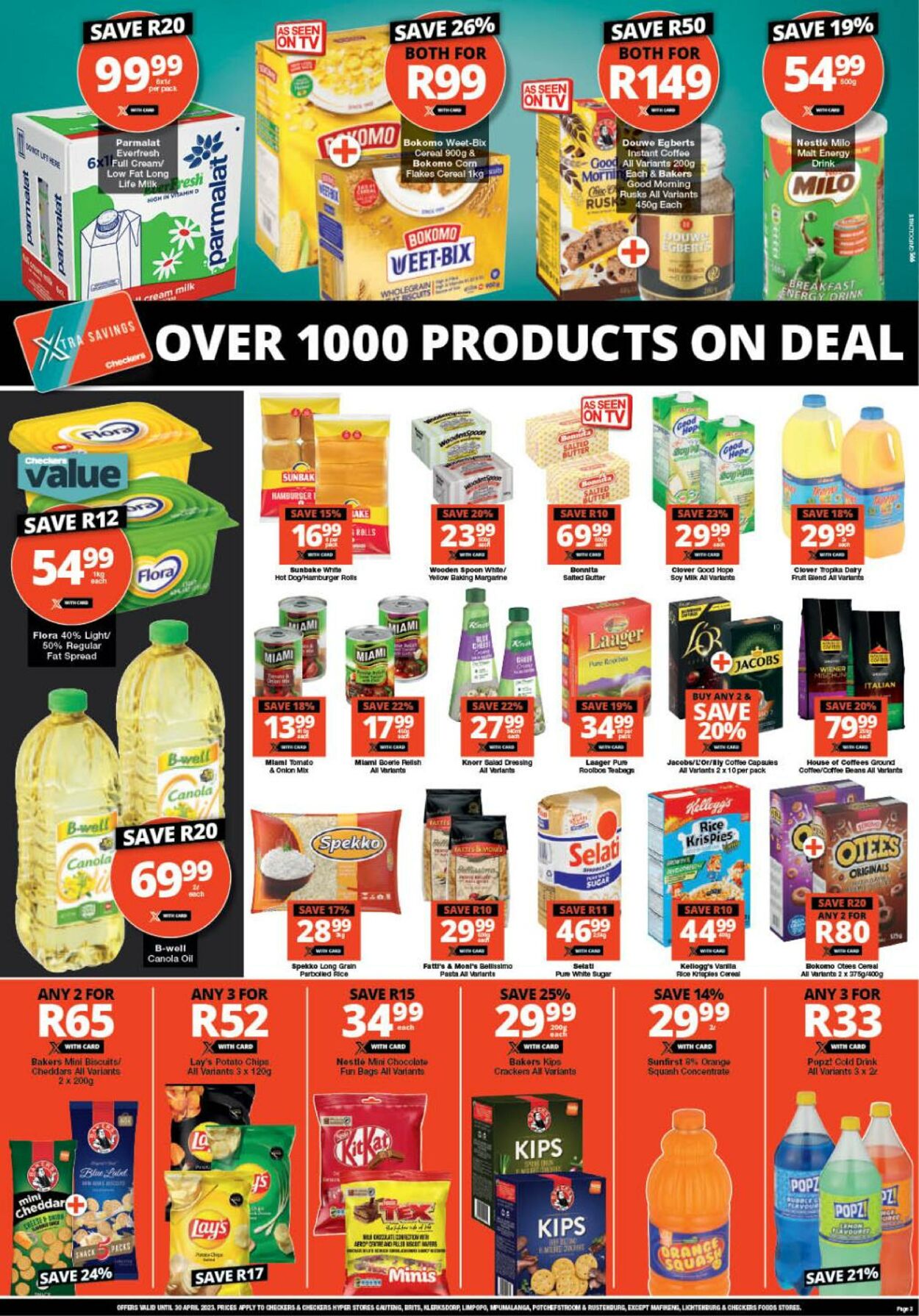 Checkers Promotional Leaflet - Valid from 26.04 to 30.04 - Page nb 3 ...