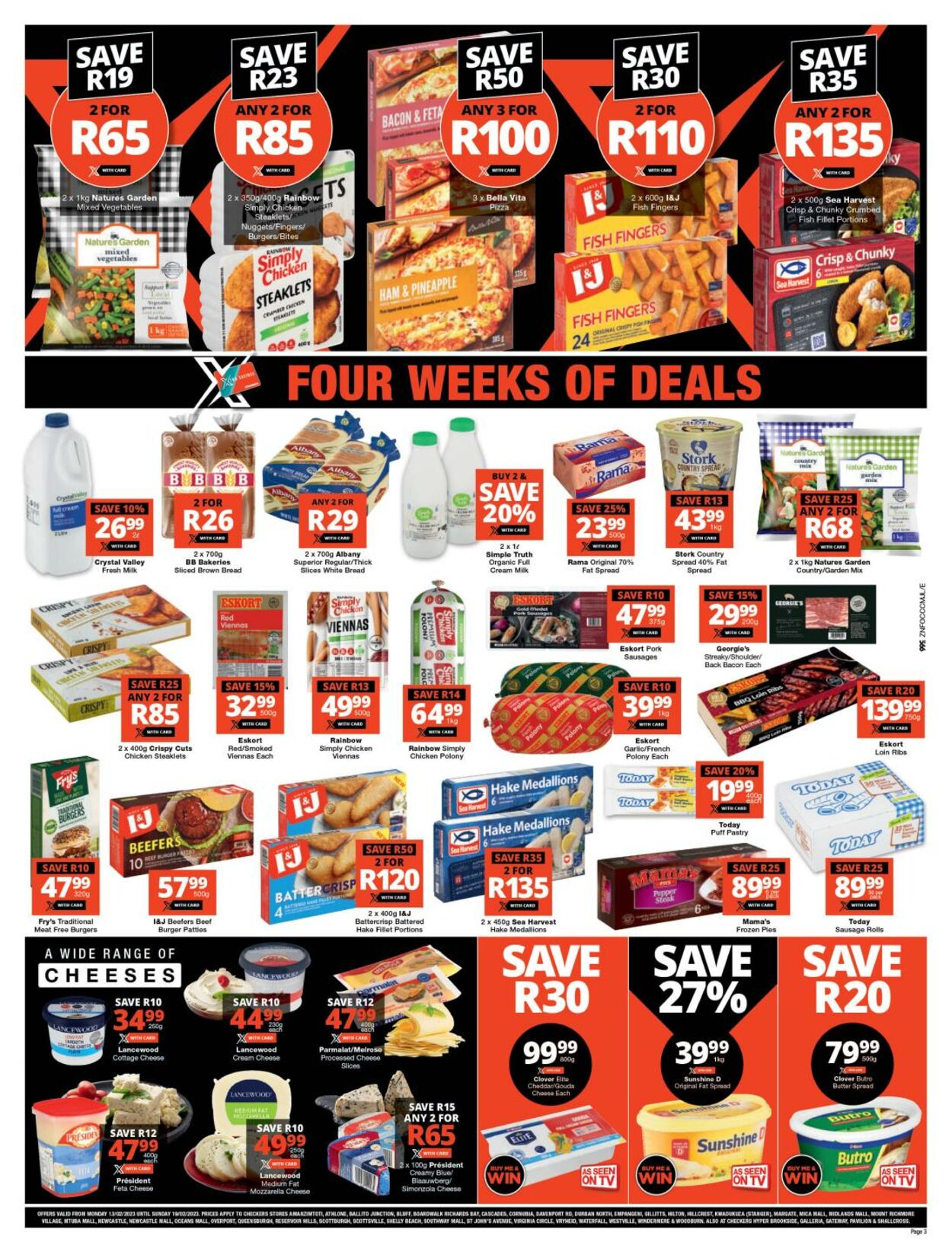 Checkers Promotional Leaflet - Valid from 13.02 to 19.02 - Page nb 3 ...