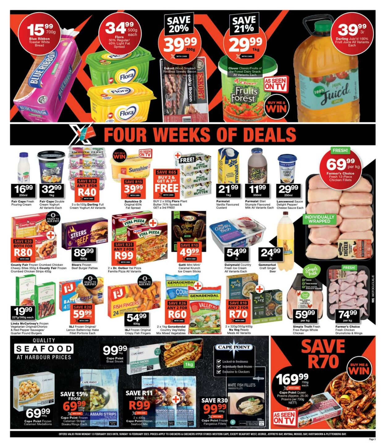 Checkers Promotional Leaflet - Valid from 13.02 to 19.02 - Page nb 3 ...