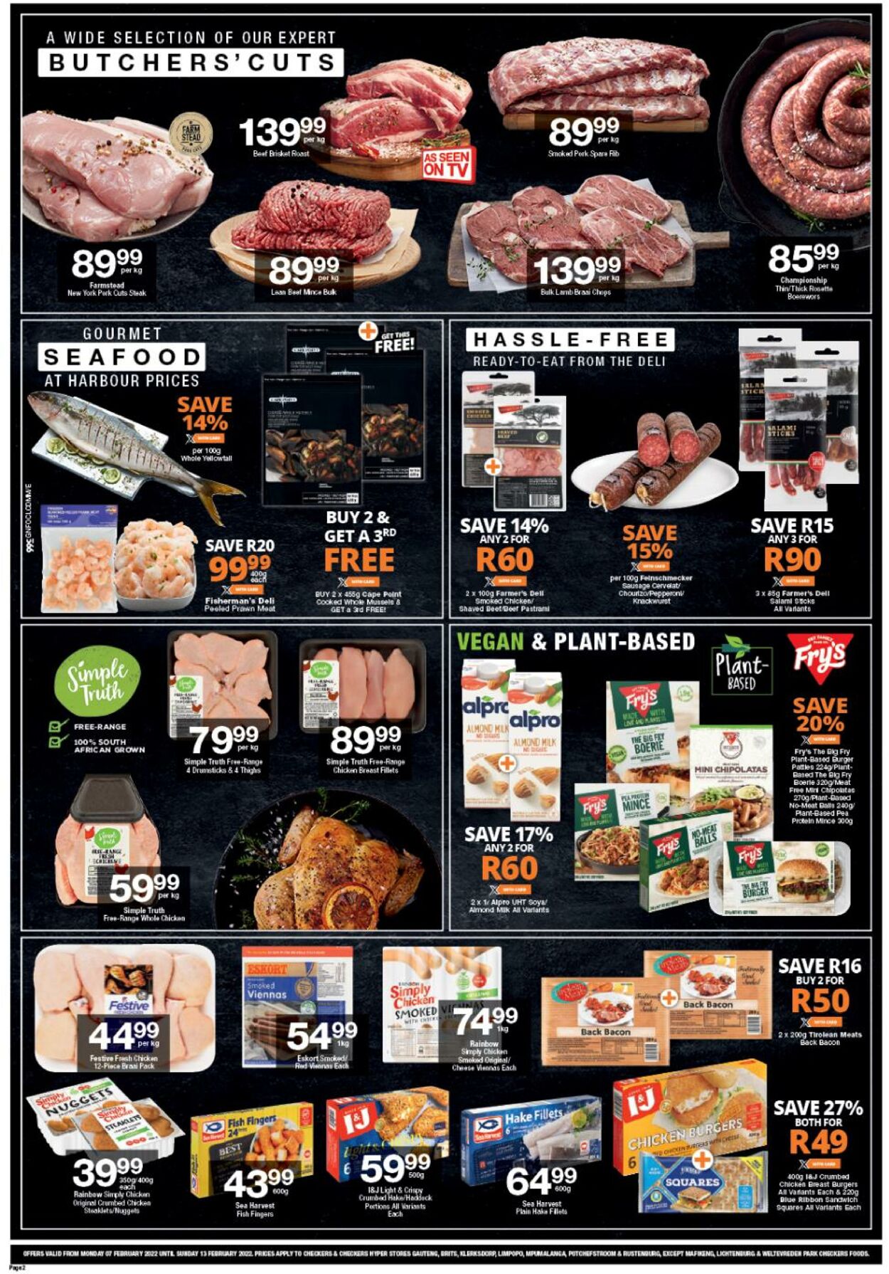 Checkers Promotional Leaflet - Valid from 07.02 to 13.02 - Page nb 2 ...