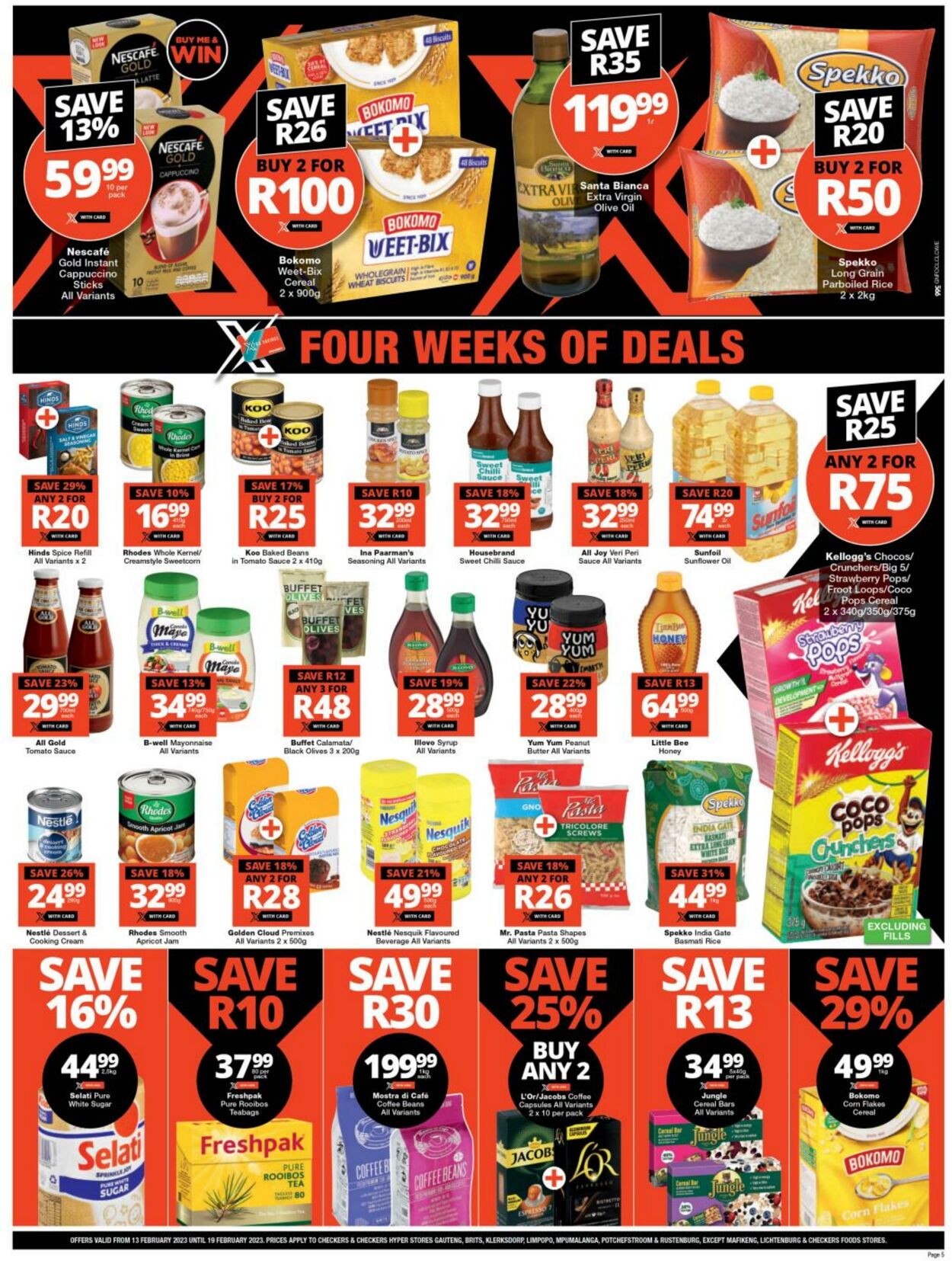 Checkers Promotional Leaflet - Valid from 13.02 to 19.02 - Page nb 5 ...