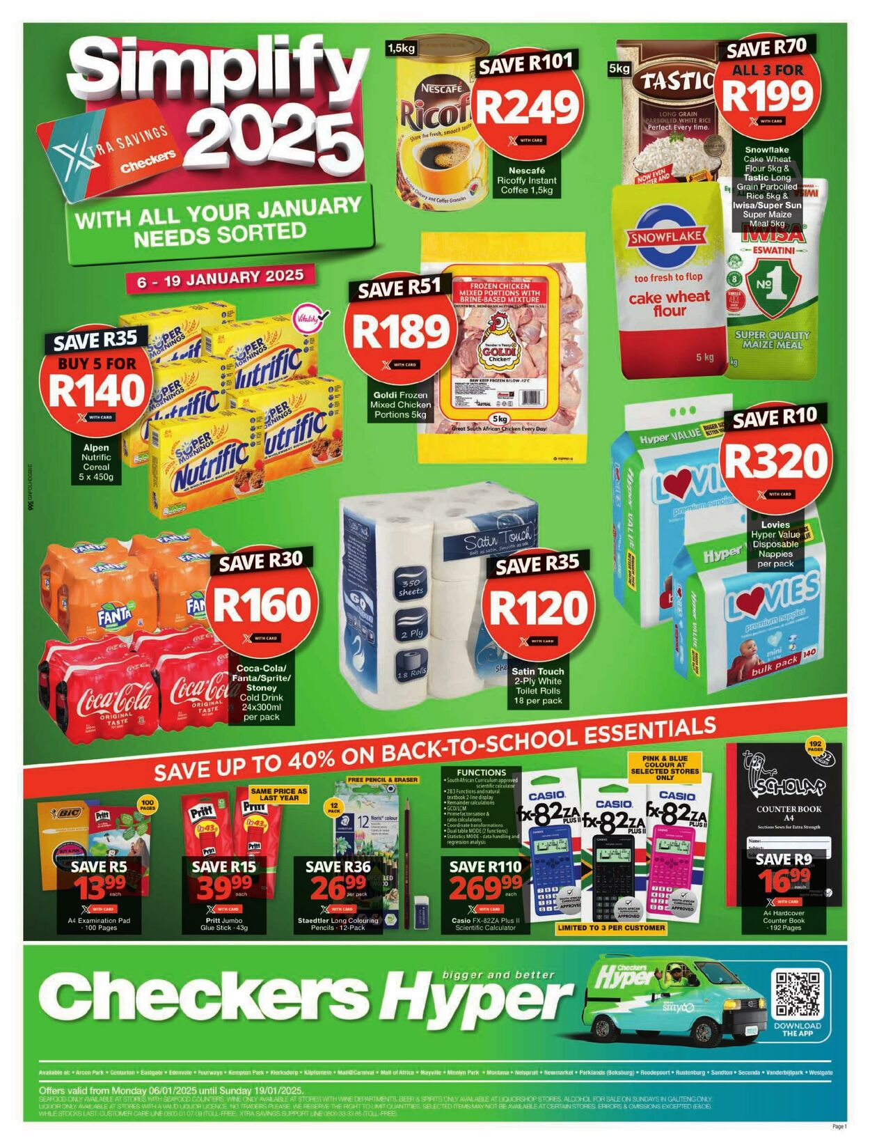 Special Checkers - Checkers Hyper January Mid-Month Promotion Gauteng | 06 January - 19 January 2025 6 Jan, 2025 - 19 Jan, 2025