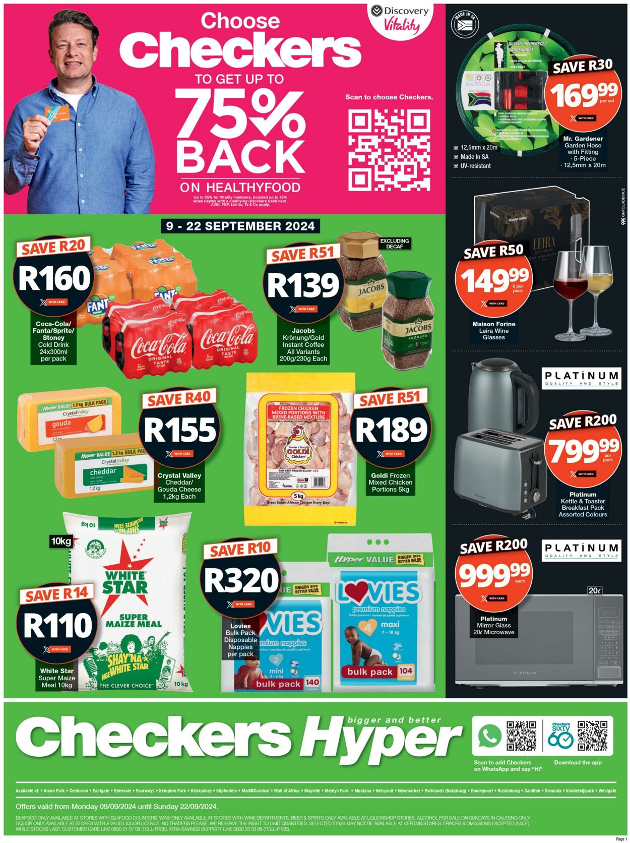 Special Checkers - Checkers Hyper September Mid-Month Promotion Gauteng | 09 September - 22 September 2024 9 Sep, 2024 - 22 Sep, 2024