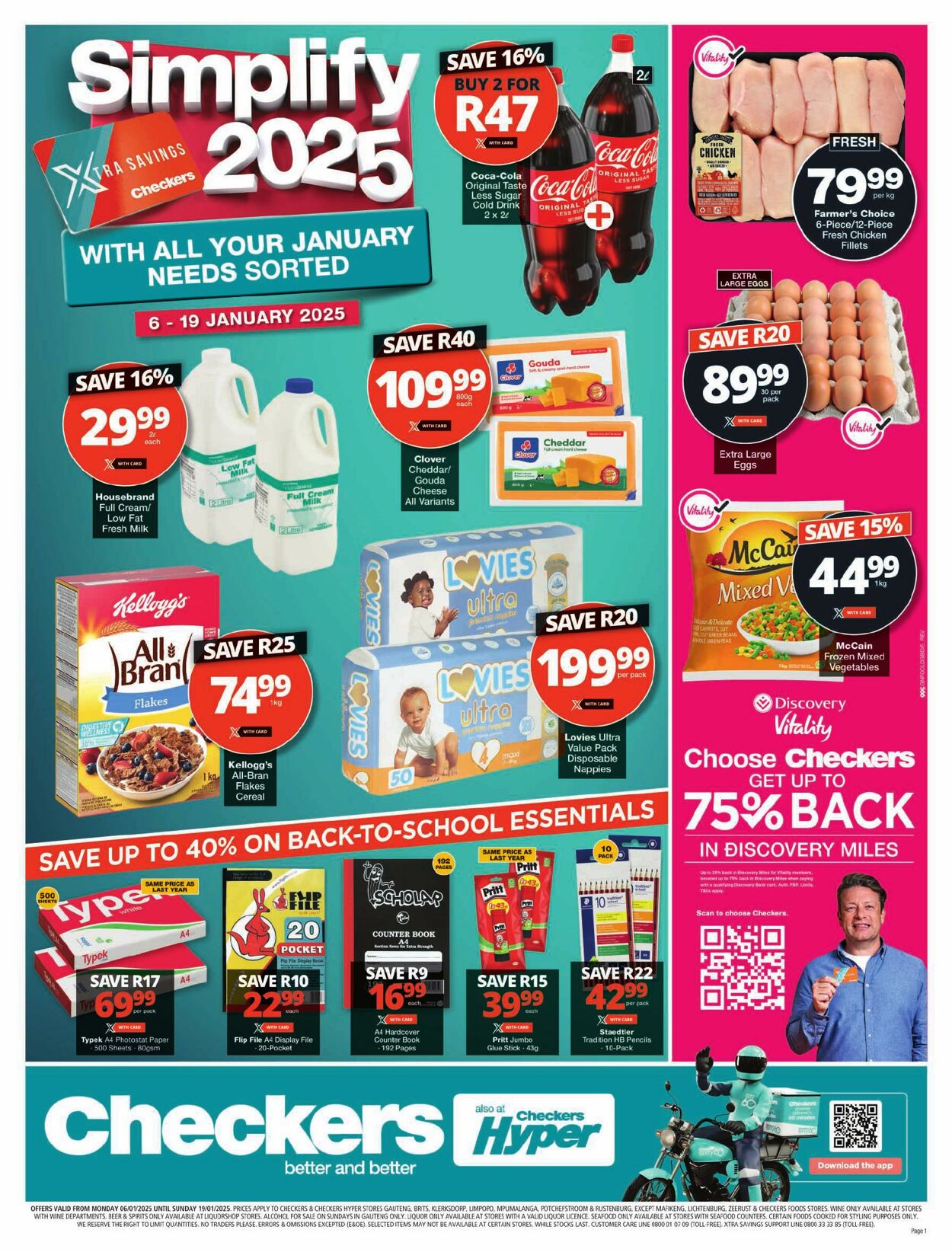 Special Checkers - Checkers January Mid-Month Promotion Gauteng | 06 January - 19 January 2025 6 Jan, 2025 - 19 Jan, 2025