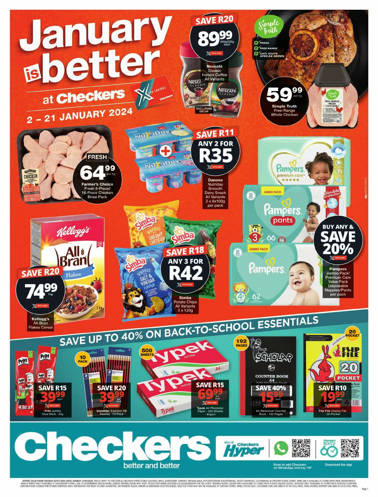 Checkers Promotional Leaflet Valid From 02 01 To 21 01 Page Nb 1   F5795c7de373 