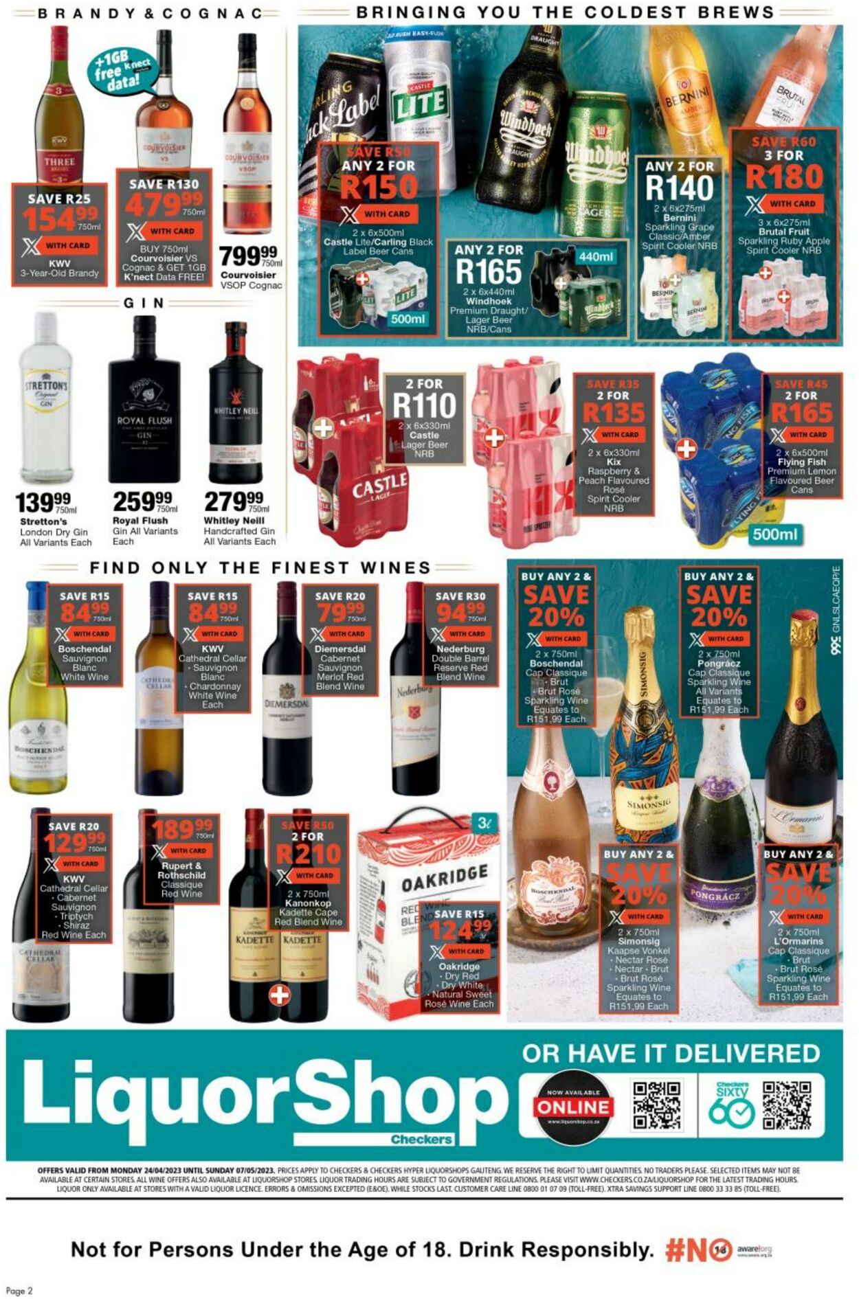 Checkers Promotional Leaflet - Valid from 24.04 to 07.05 - Page nb 2 ...