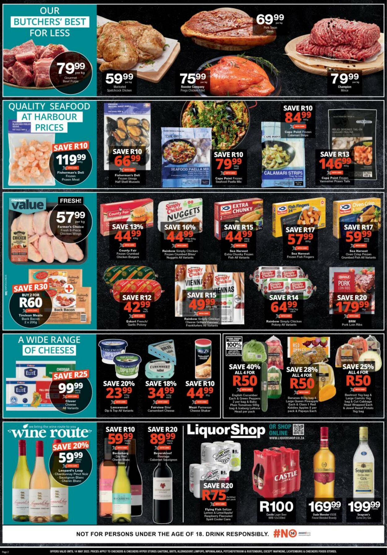 Checkers Promotional Leaflet - Valid from 11.05 to 14.05 - Page nb 2 ...