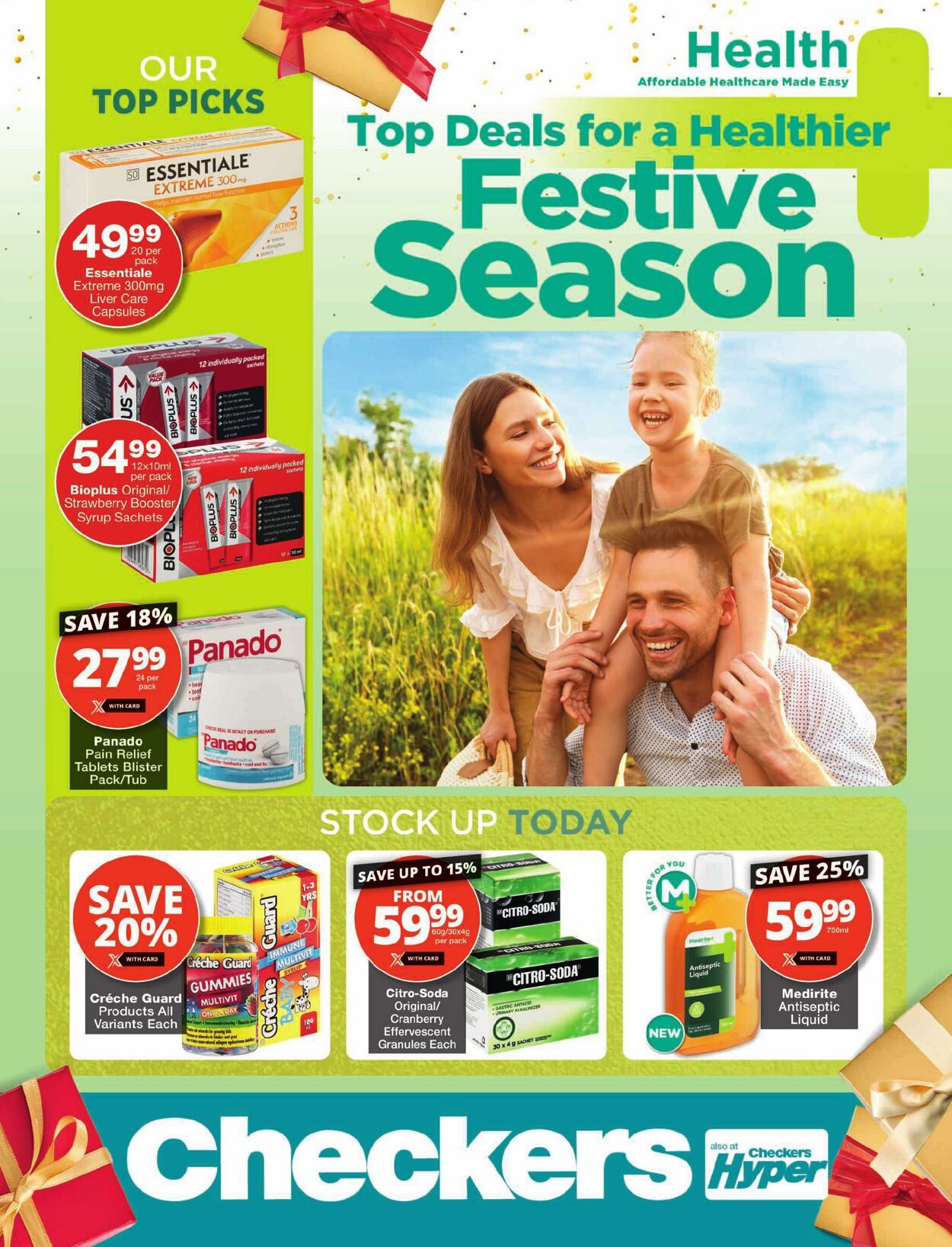 Special Checkers - Checkers Medirite Festive Season Promotion | 13 December 2024 - 05 January 2025 13 Dec, 2024 - 5 Jan, 2025