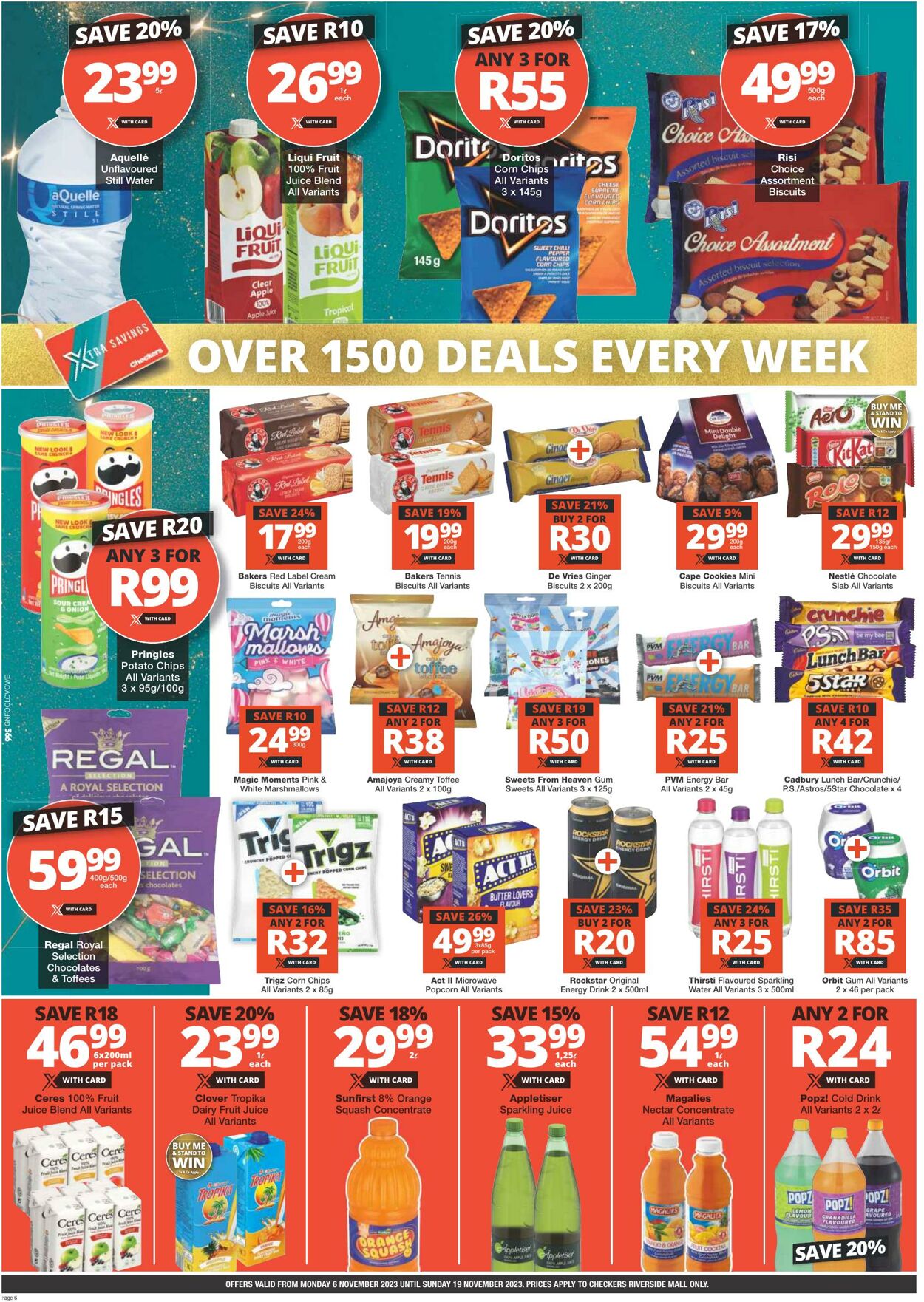 Checkers Promotional Leaflet - Valid from 06.11 to 19.11 - Page nb 6 ...