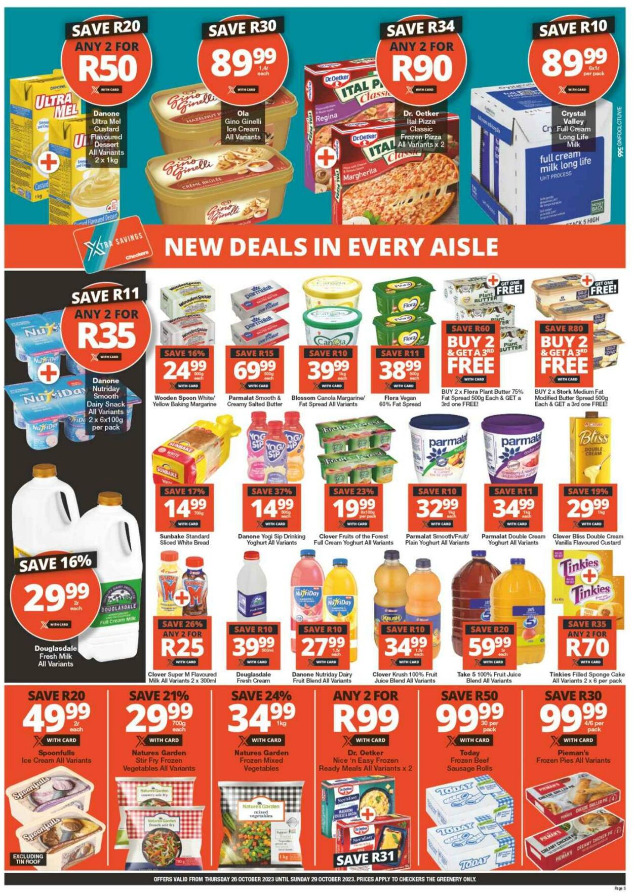 Checkers Promotional Leaflet - Valid from 26.10 to 29.10 - Page nb 3 ...